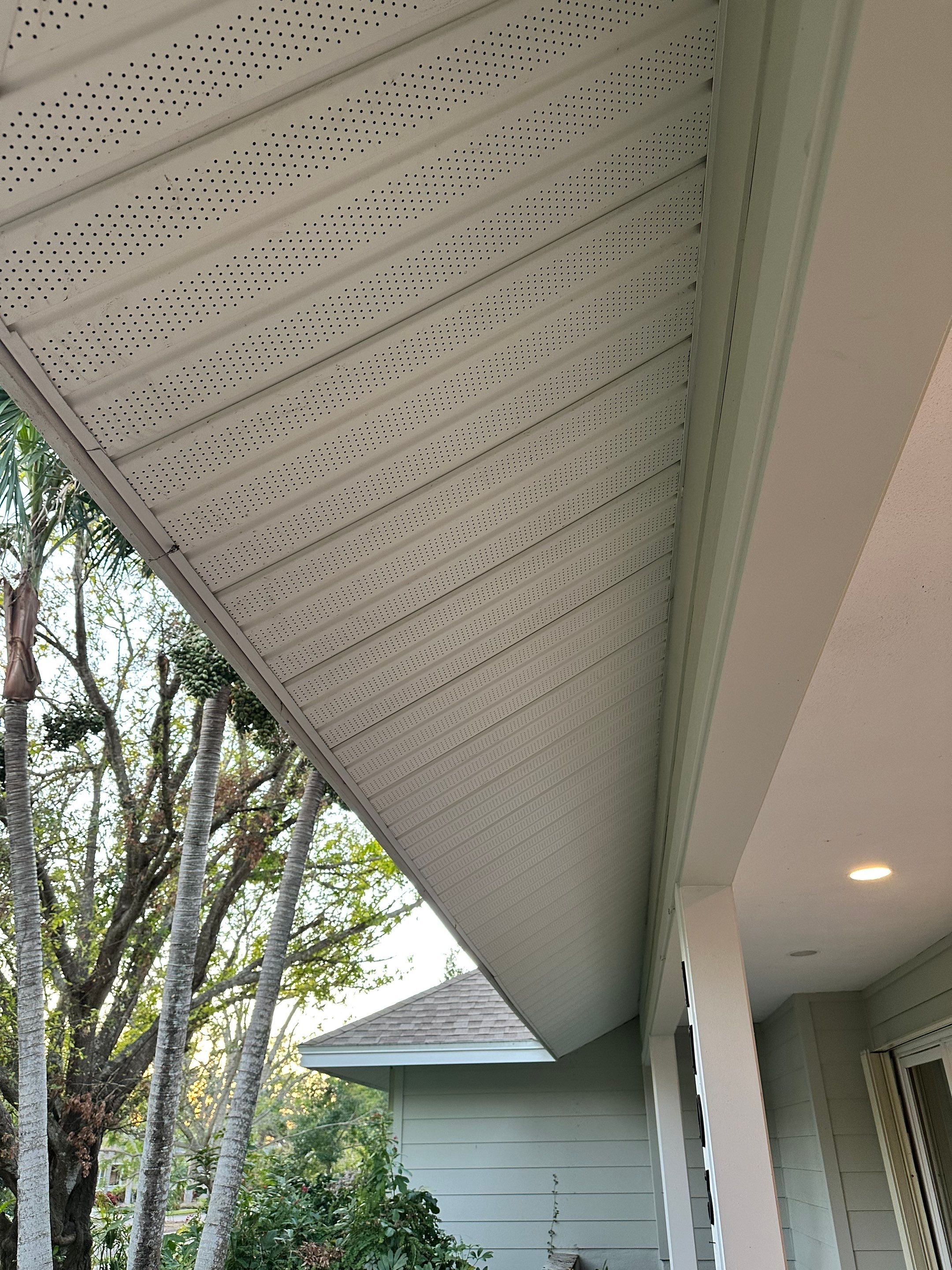 Replace All Soffit in the House in Sarasota FL by Gutter Professors