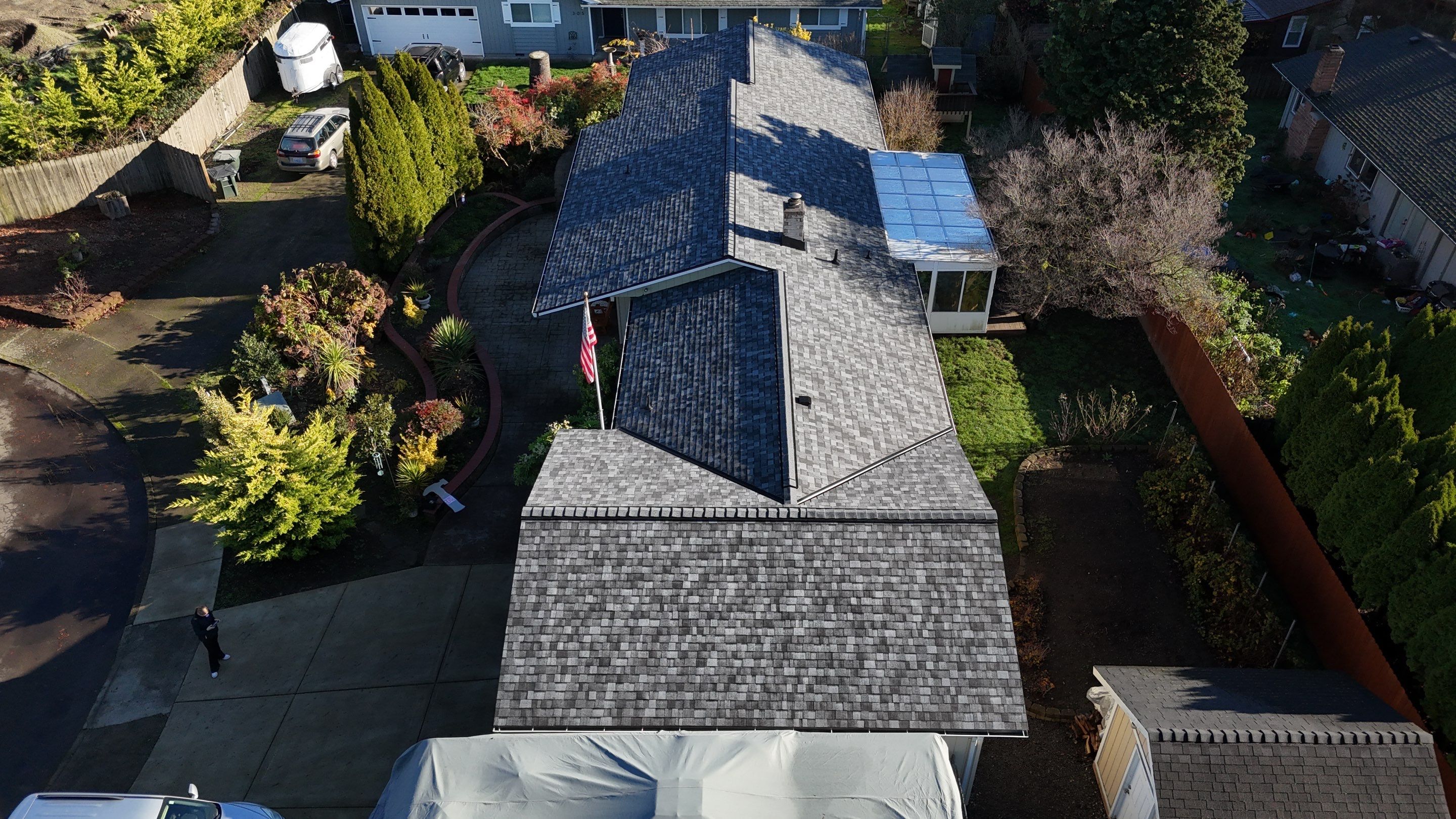 Slatestone Gray | Roof Replacement in Woodland, WA 98674 by Valiant Roofing, LLC