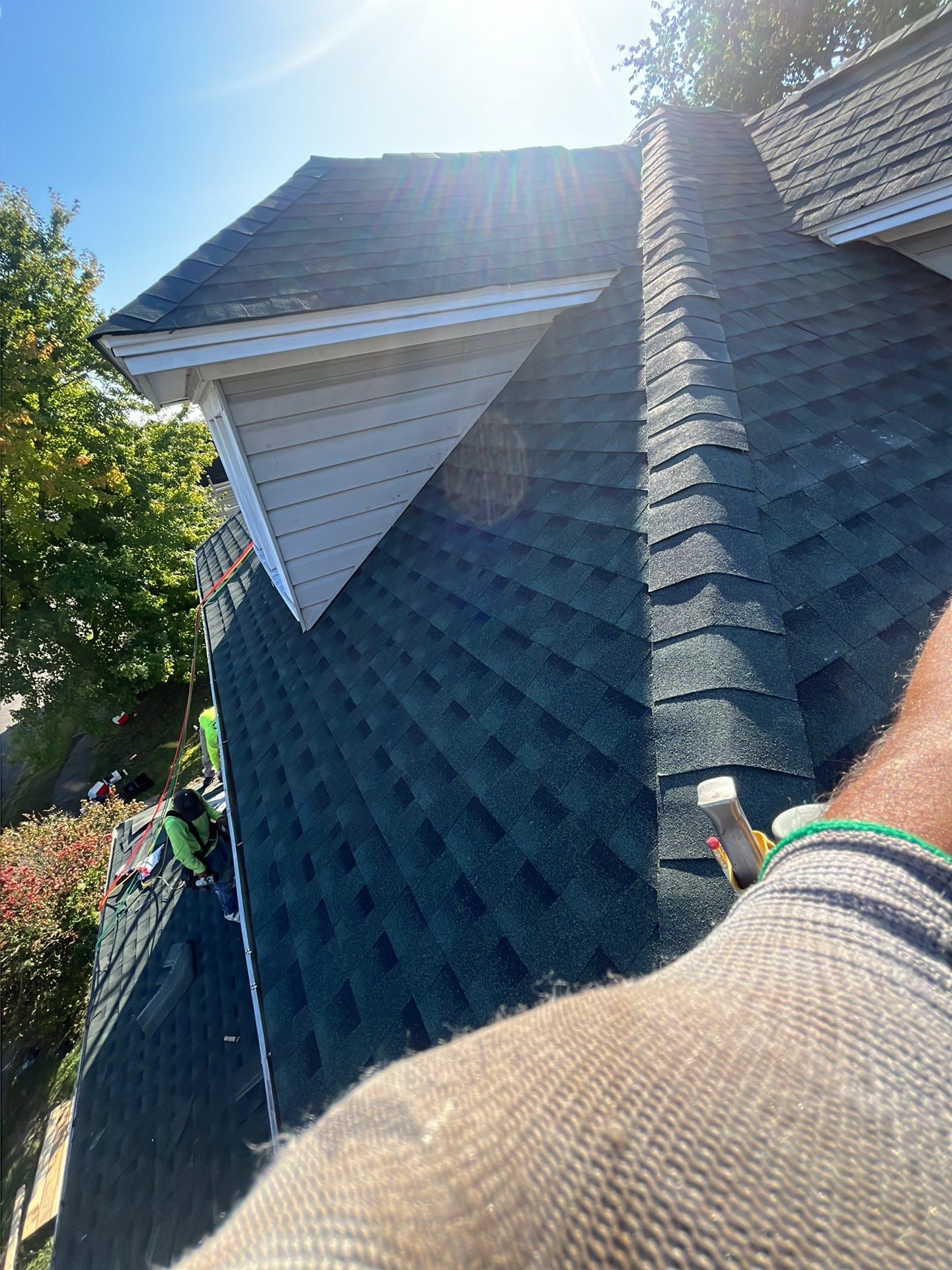 Residential Roofing Installation using Timberline HDZ by Rainstoppers Roofing