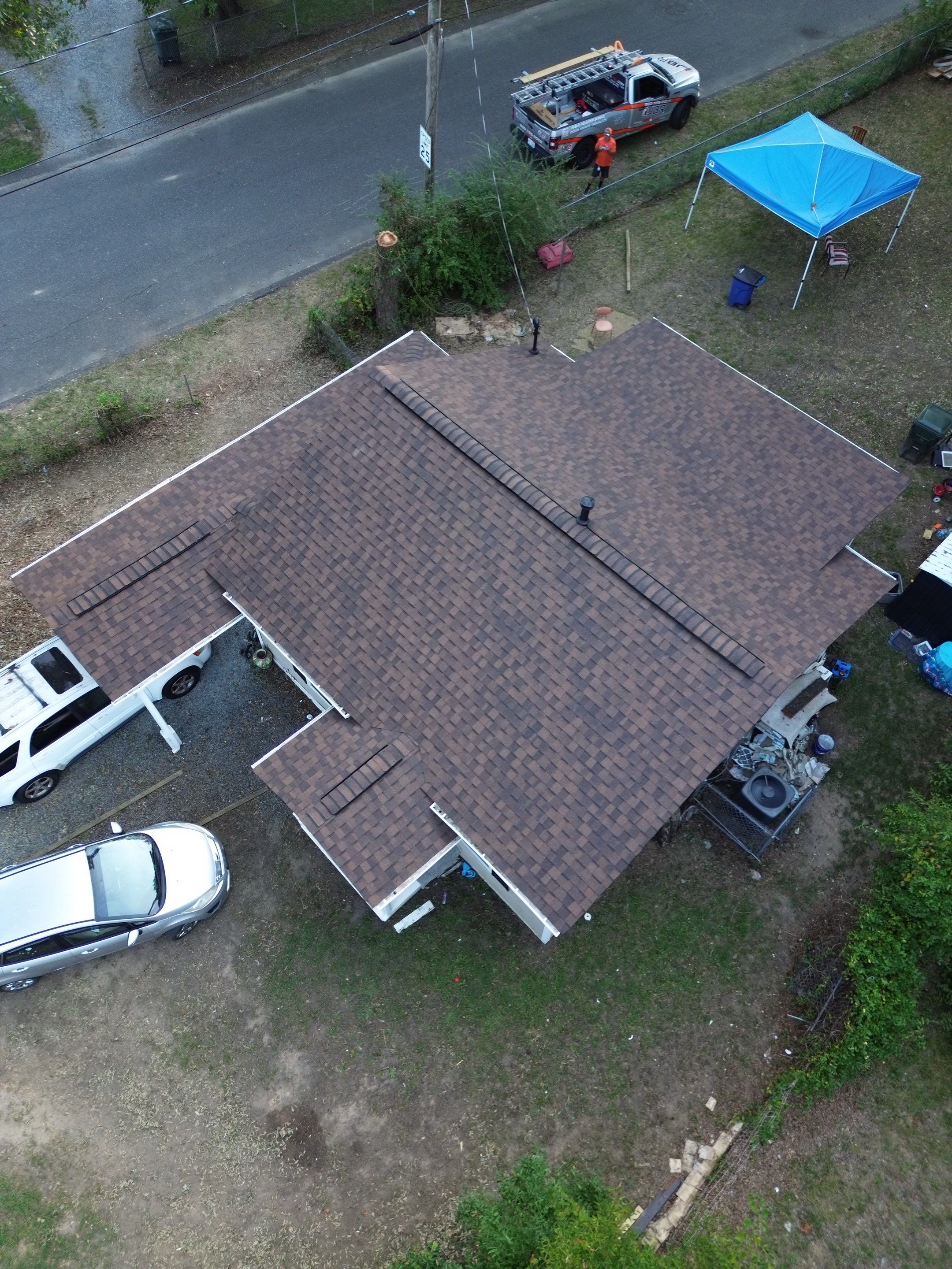 Roof replacement, gutter and interior repair by hail damage by Just Brilliant Restoration JBR