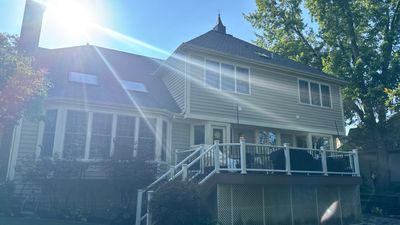 Turtle Shell gutter protection installation in St. Charles, IL 60174, photograph 19