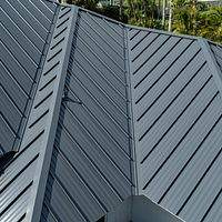 24ga 1.5" Mechanical Seam Charcoal Gray  by Total Roofing System The Metal Roof Experts