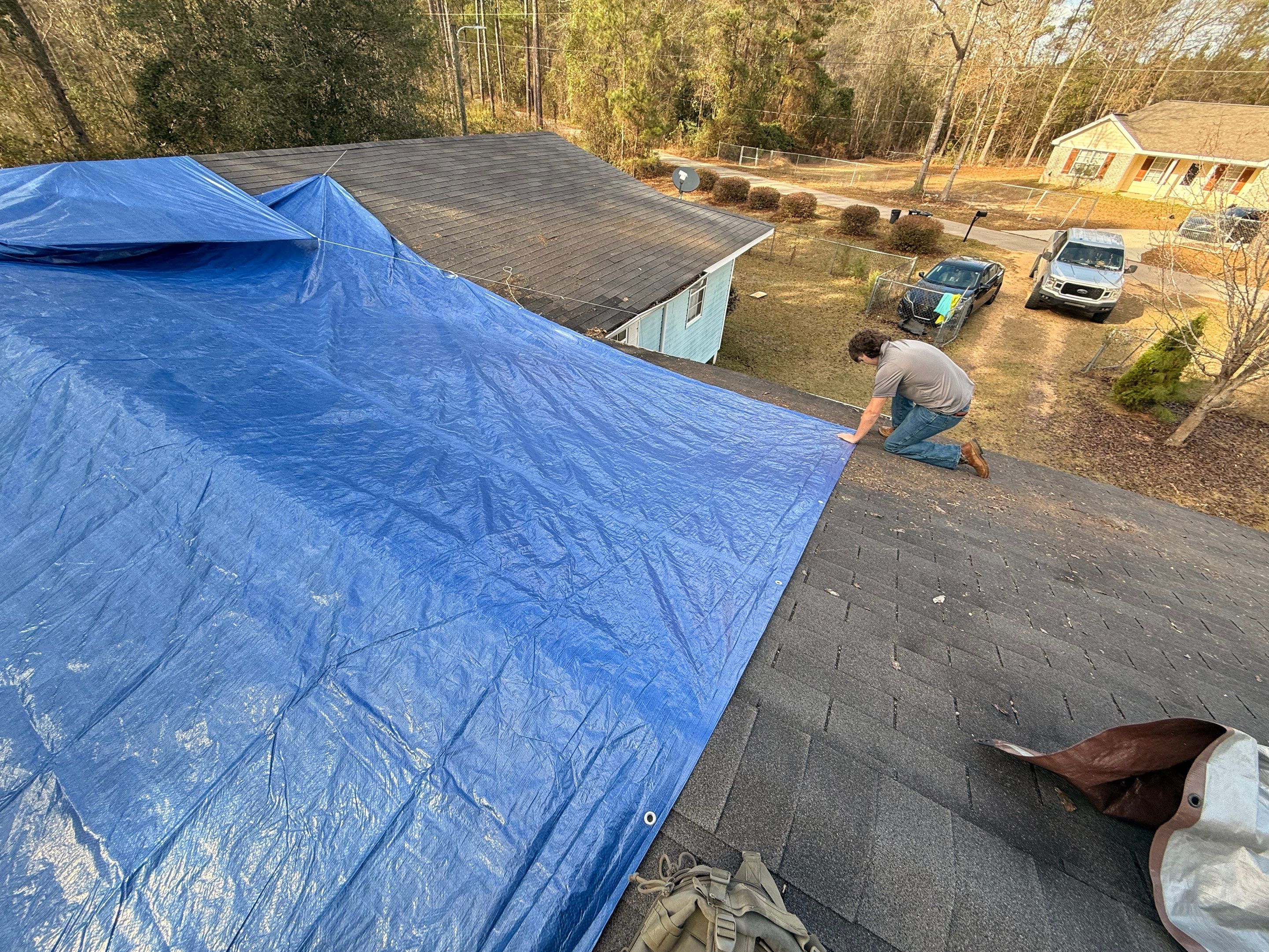 Full Architectural Shingle Roof Replacement Following Storm Damage in Wiggins by Frontline Roofing