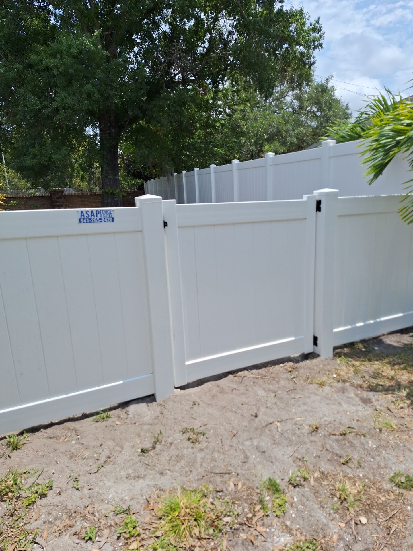 Vinyl Fence Installation using 6Ft White Vinyl Privacy Fence by Asap fence and gates, LLC