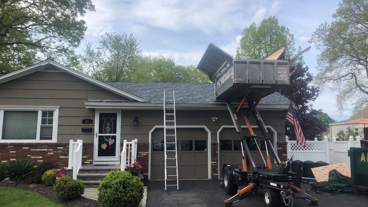 Residential Roofing Installation using Owens Corning Duration Slatestone Gray by A Plus Exterior