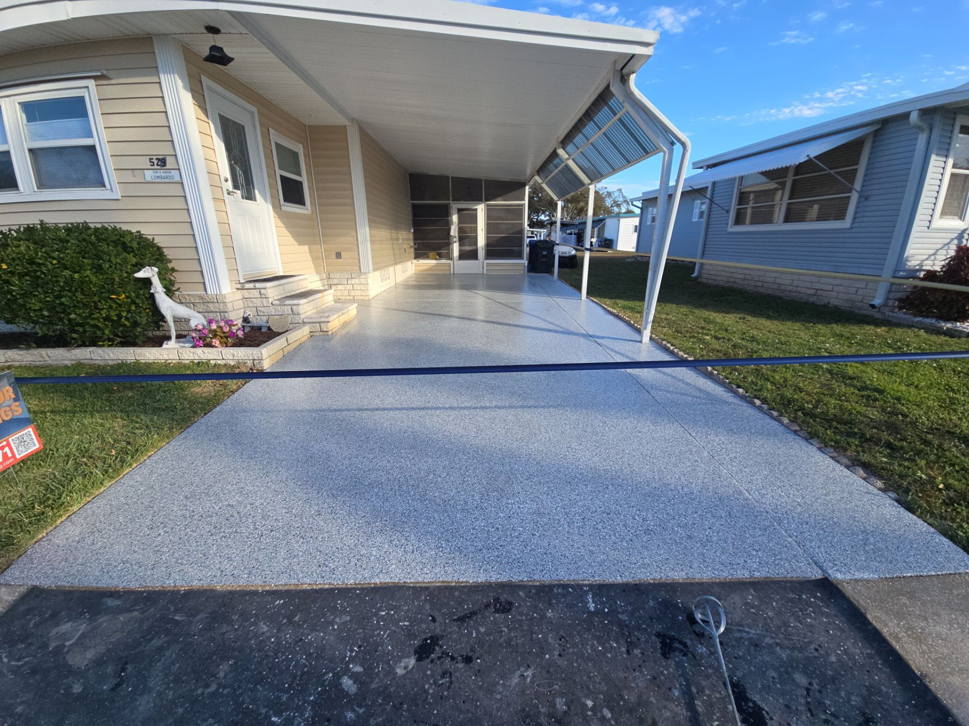 Largo, FL Driveway Concrete Coating by Performance Floors & Coating