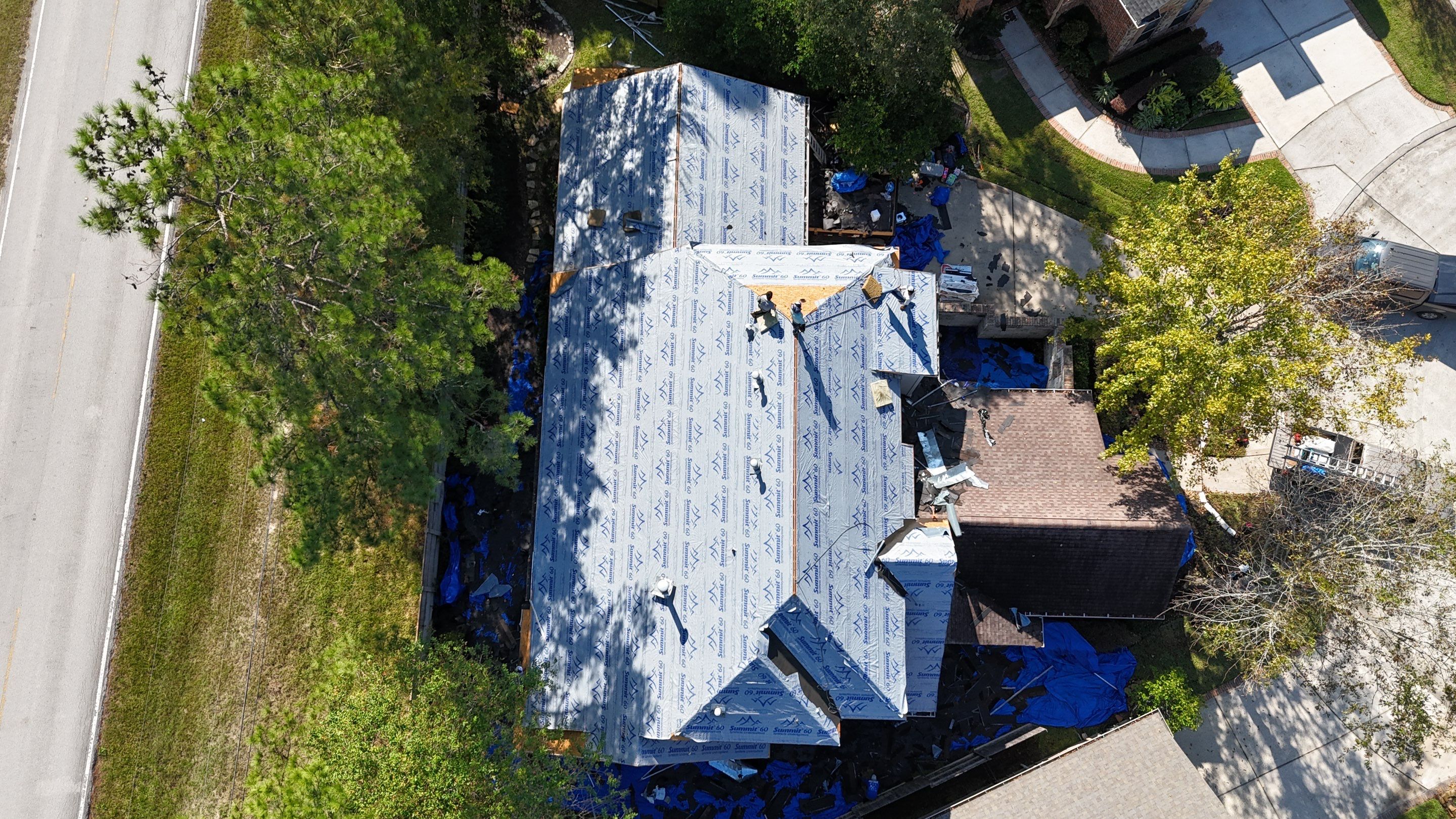 Kingwood Roof Installation using Atlas Pinnacle Pristine by Modern BYLT Roofing & Construction