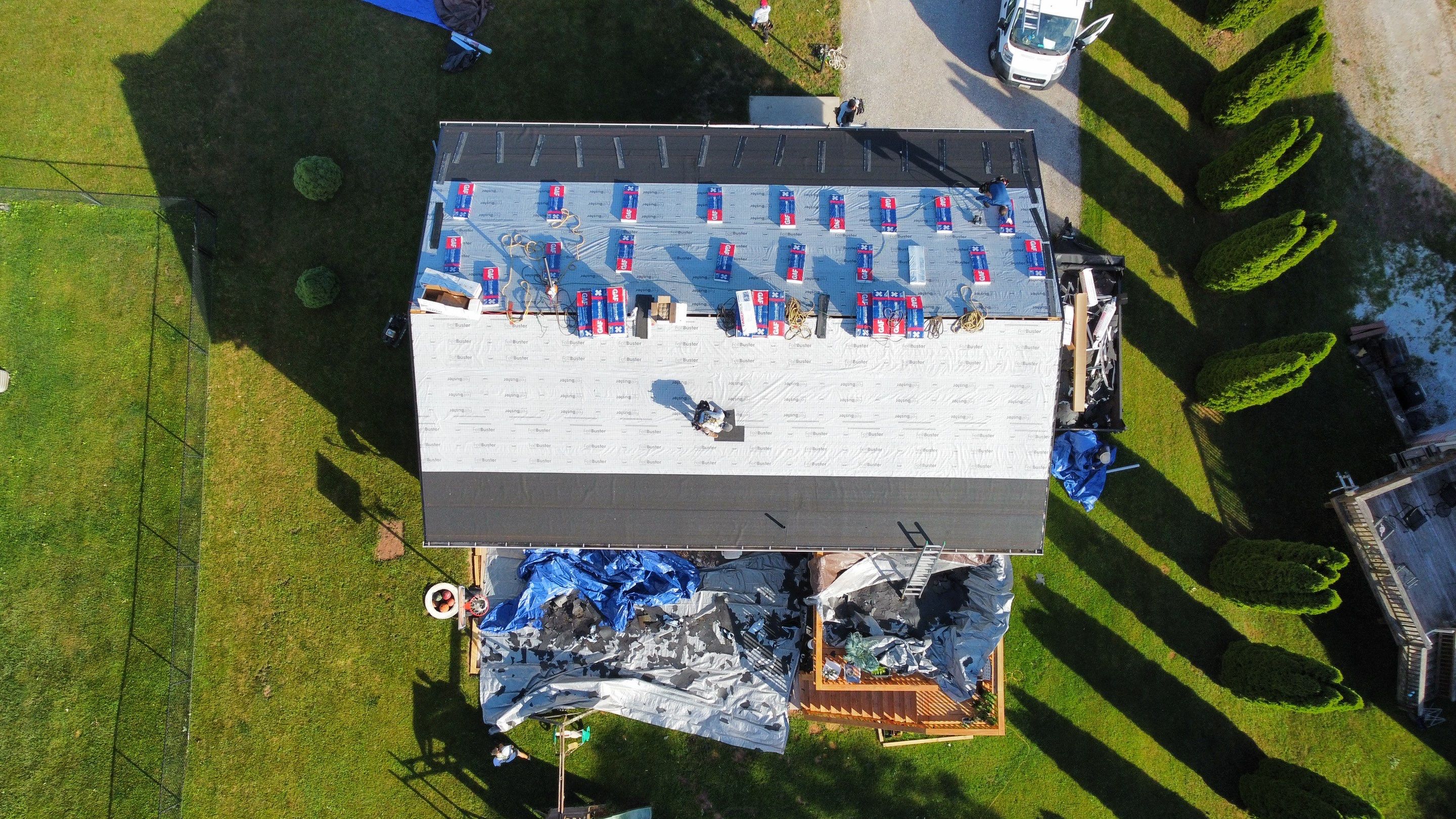 New BulletpROOF+ Lifetime Roofing System due to wind damage. by BulletpROOF Exteriors