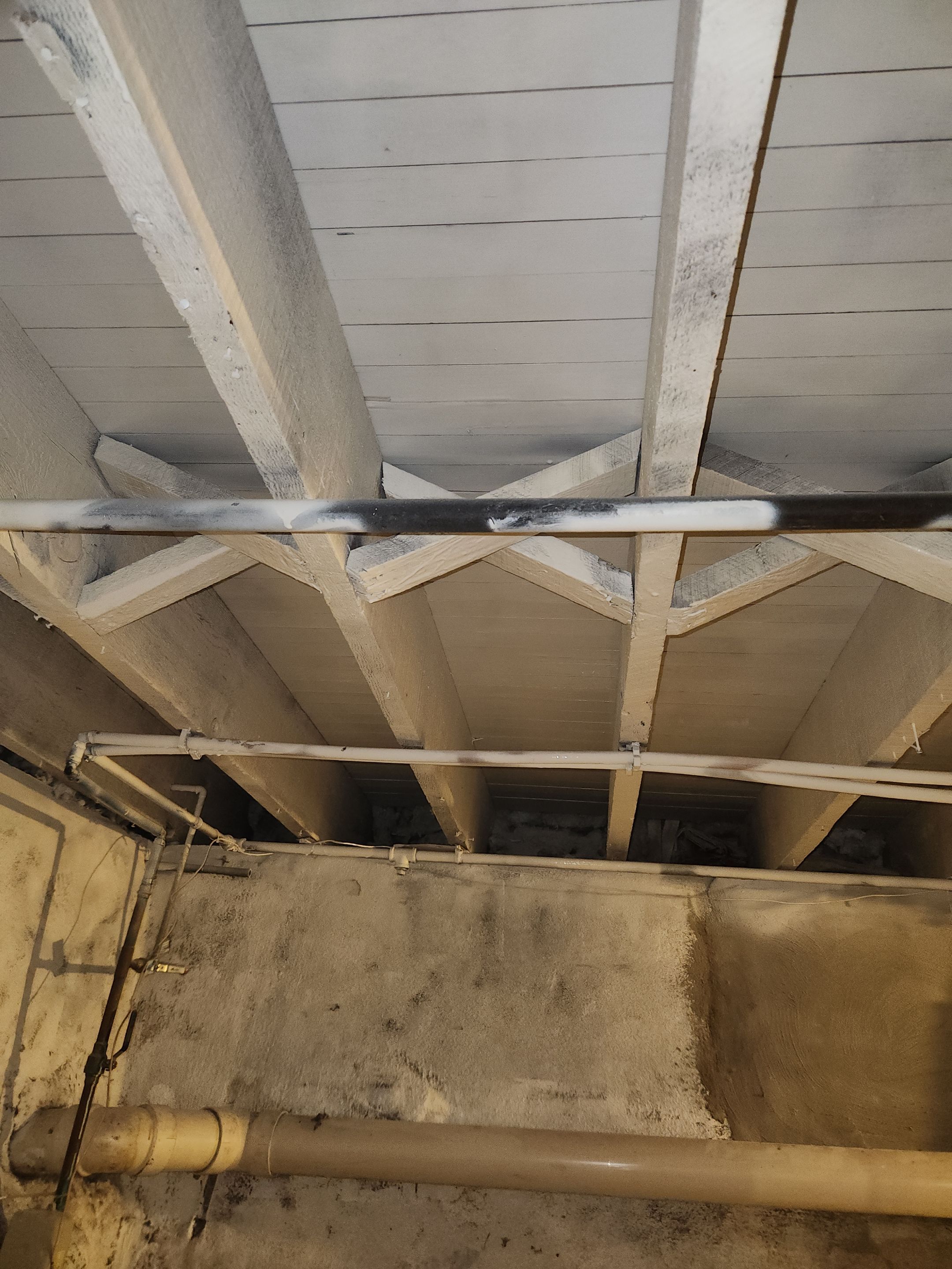 Interior French Drain & Mold Remediation in Mt Tabor NJ by Pure Service Pro, LLC 