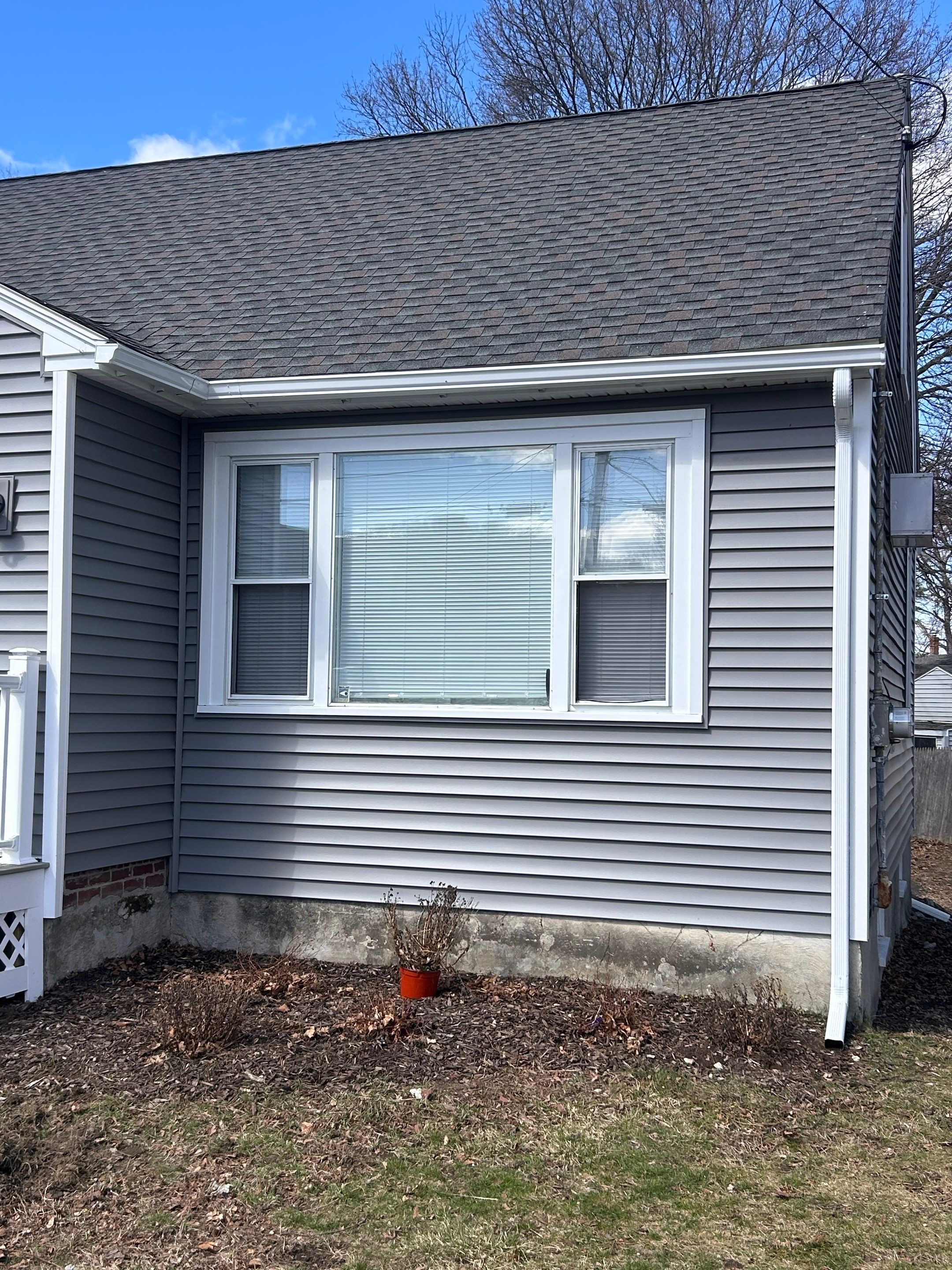 5" K-Style Seamless Aluminum Gutter Installation in Lawrence, MA – Full System Replacement by Mighty Dog Roofing of Greater Middlesex County
