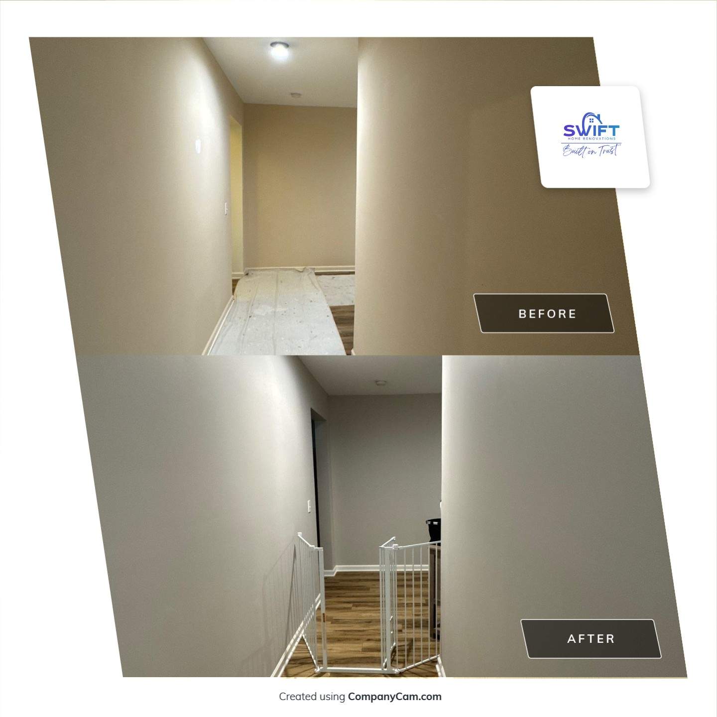 Interior Painting in Woodstock by Swift Home Renovations