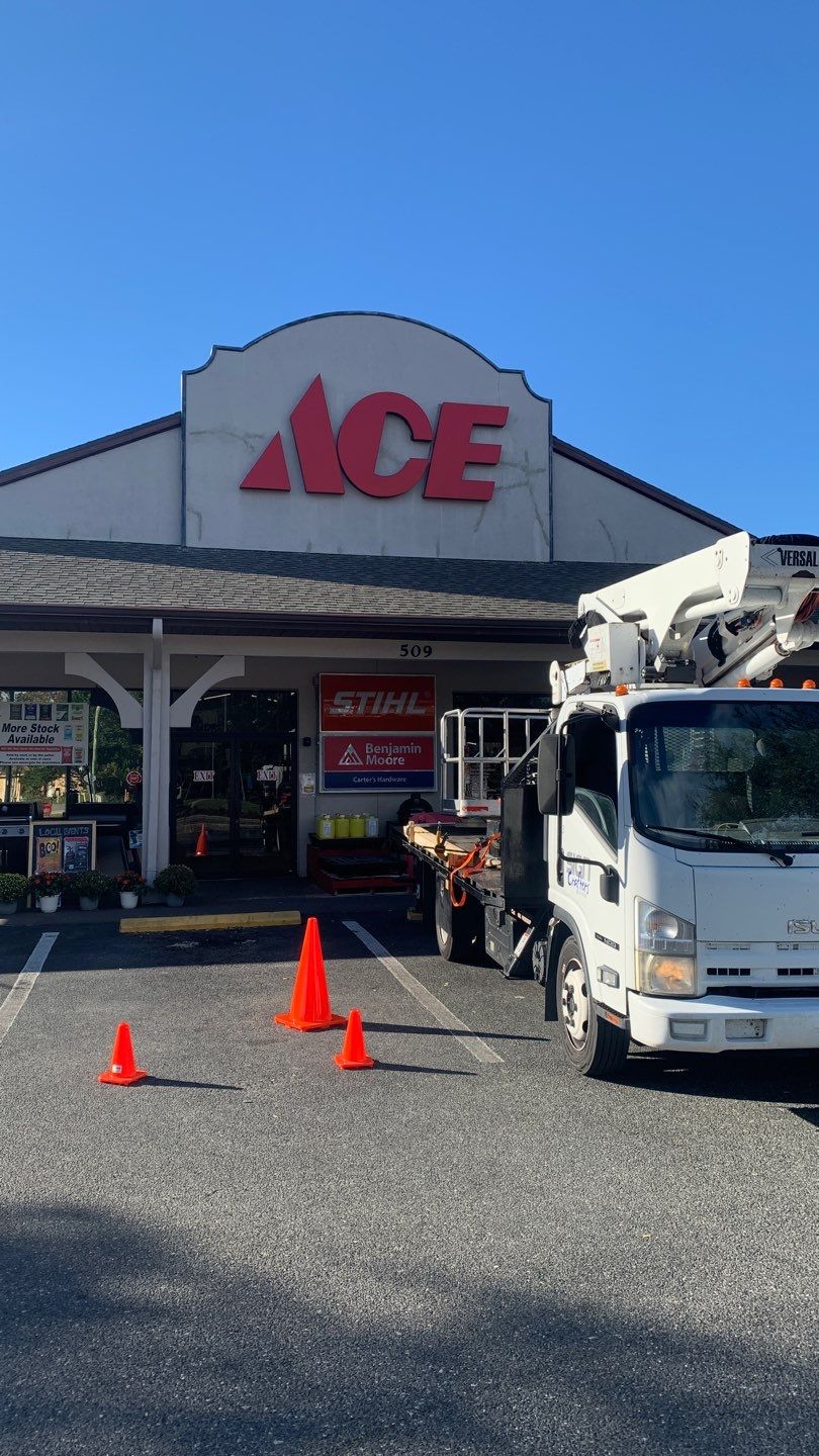 Flush Mount Channel Letters for Tavares Carter's Ace Hardware by SignCrafters