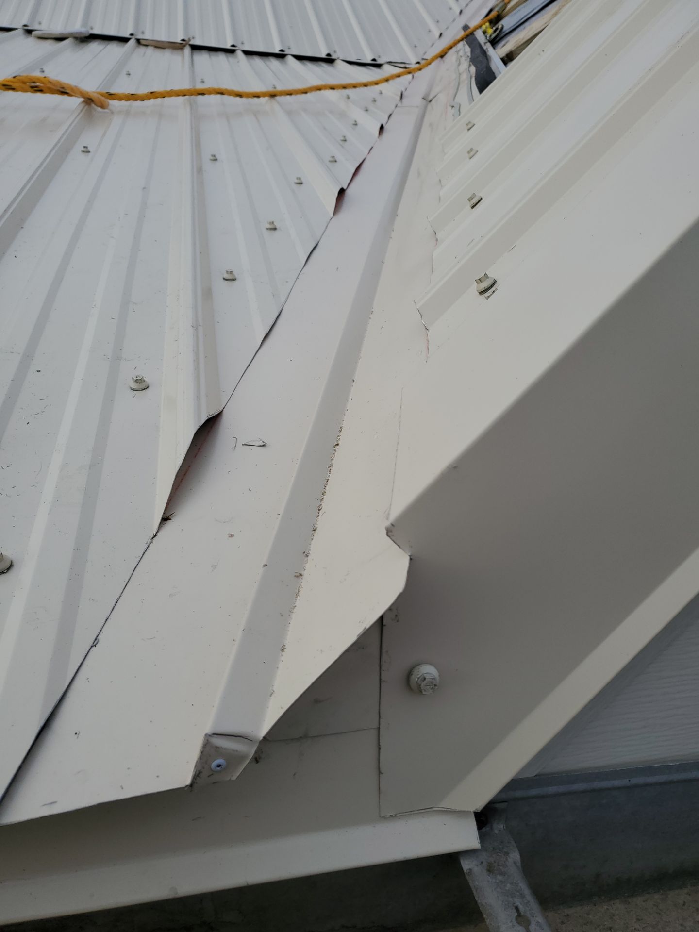 Residential Metal Roof Replacement using Reed's Metals: 26 GA. Colored Residential Metal Panels (Ivory) by Hostetler Roofing