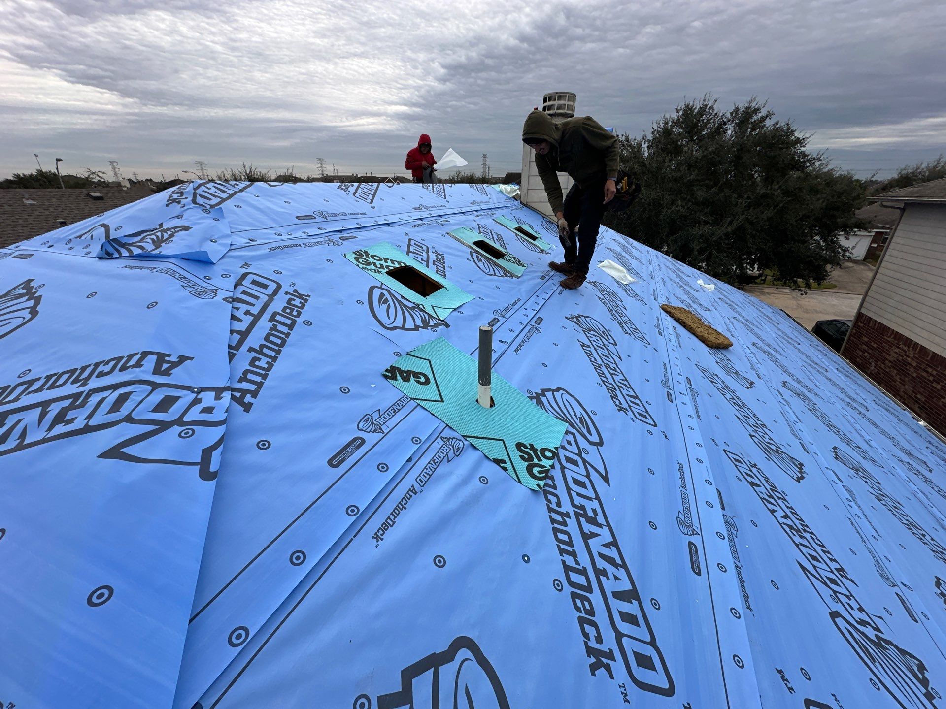 Project in Houston by Motion Roofing