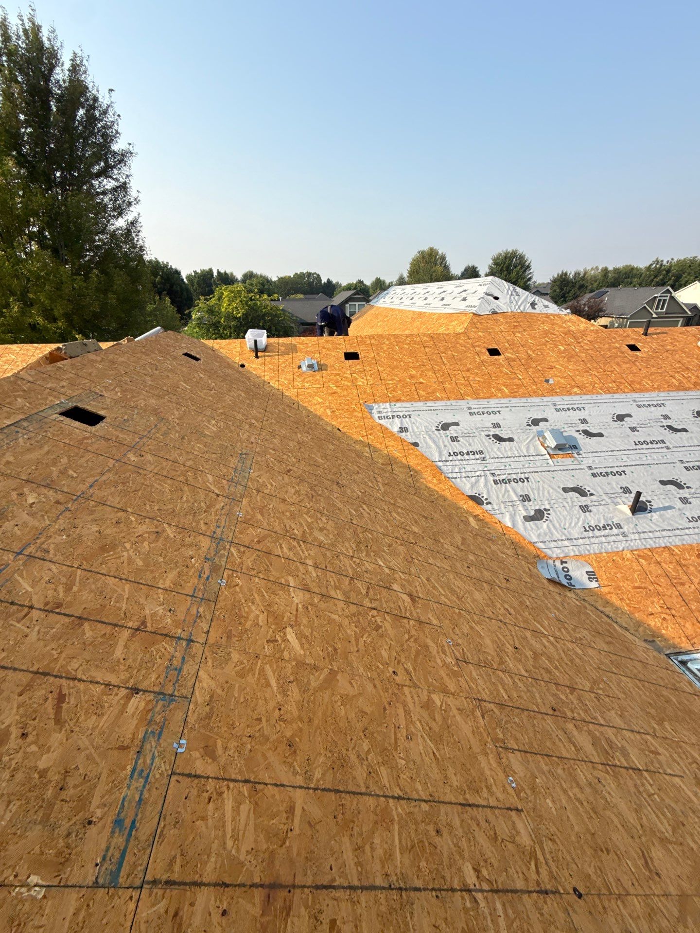 Complete Residential Roof Replacement Featuring Architectural Shingles in Meridian by Olive Roofing