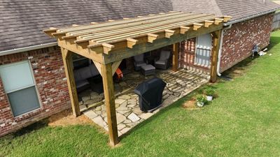 Pergola using Treated Pine