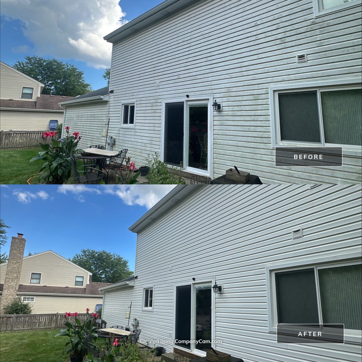 Project in Gurnee by Simmons Power & Soft Washing