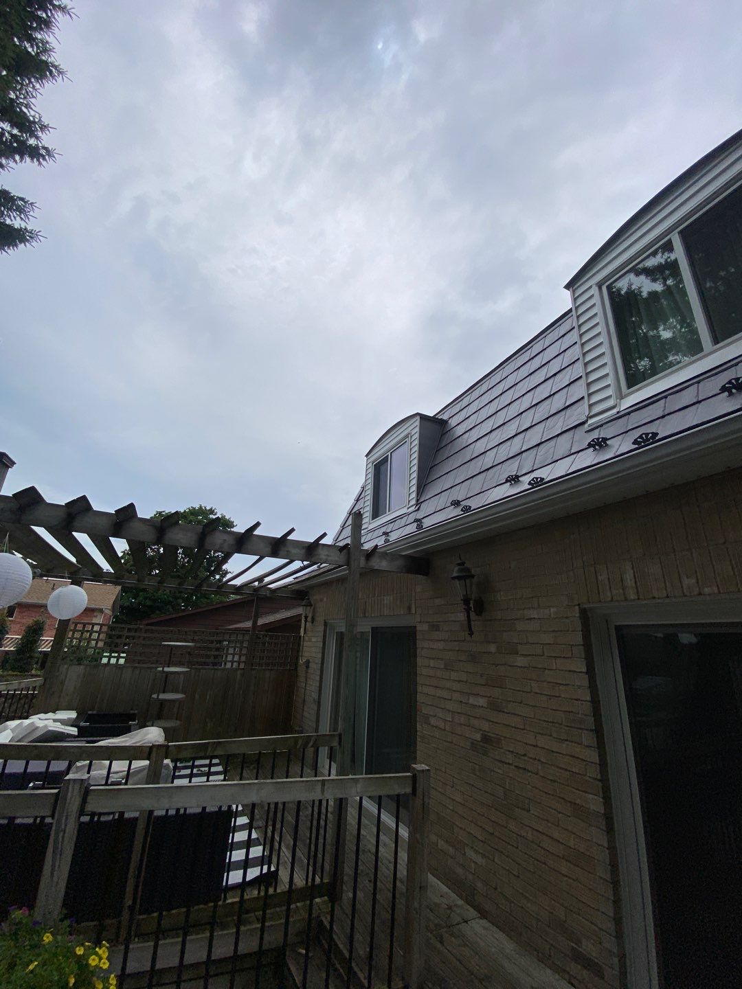 Metal work using Vicwest True Natuer. Metal Shingle by Jay Carter Roofing & Sheet Metal