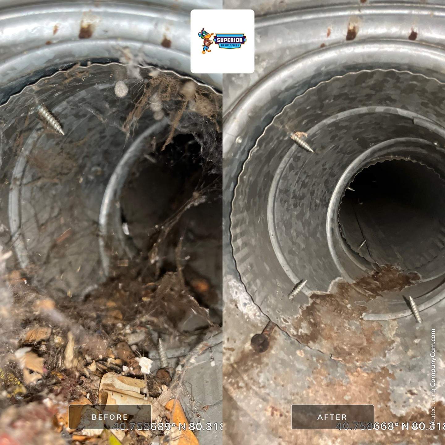 Air Duct Cleaning With a Vacuum Truck in Beaver Falls, PA by Superior Air Duct Cleaning