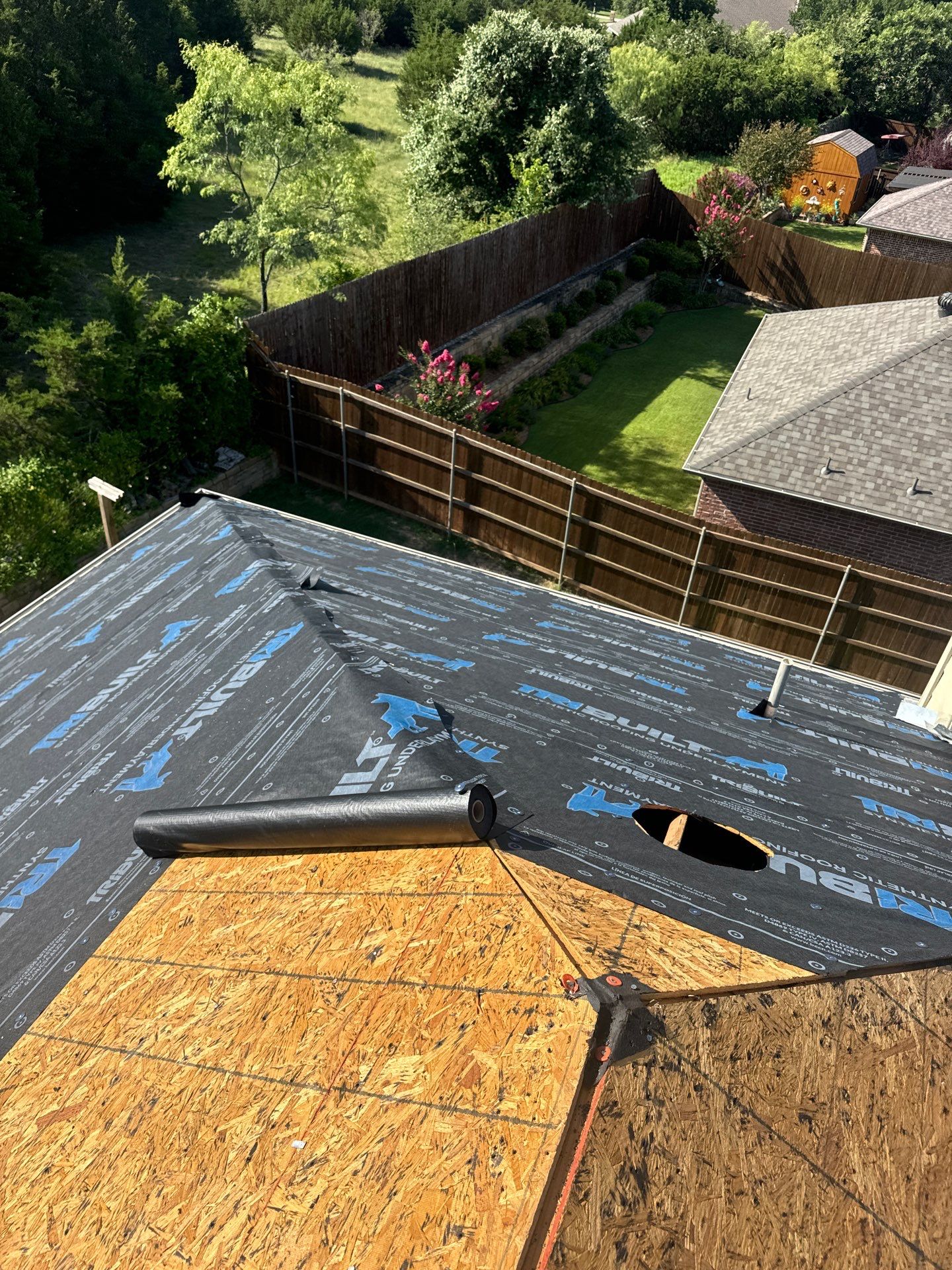 Project in Weatherford by Lonestar Roofing and Restoration LLC.