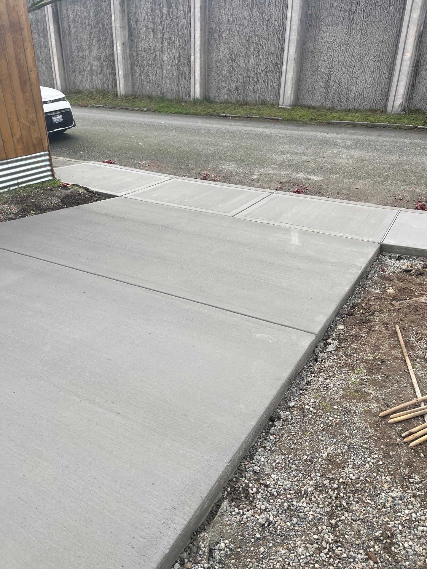 Concrete Driveway & Landscaping Project | Everett by Jireh Asphalt & Concrete Inc 