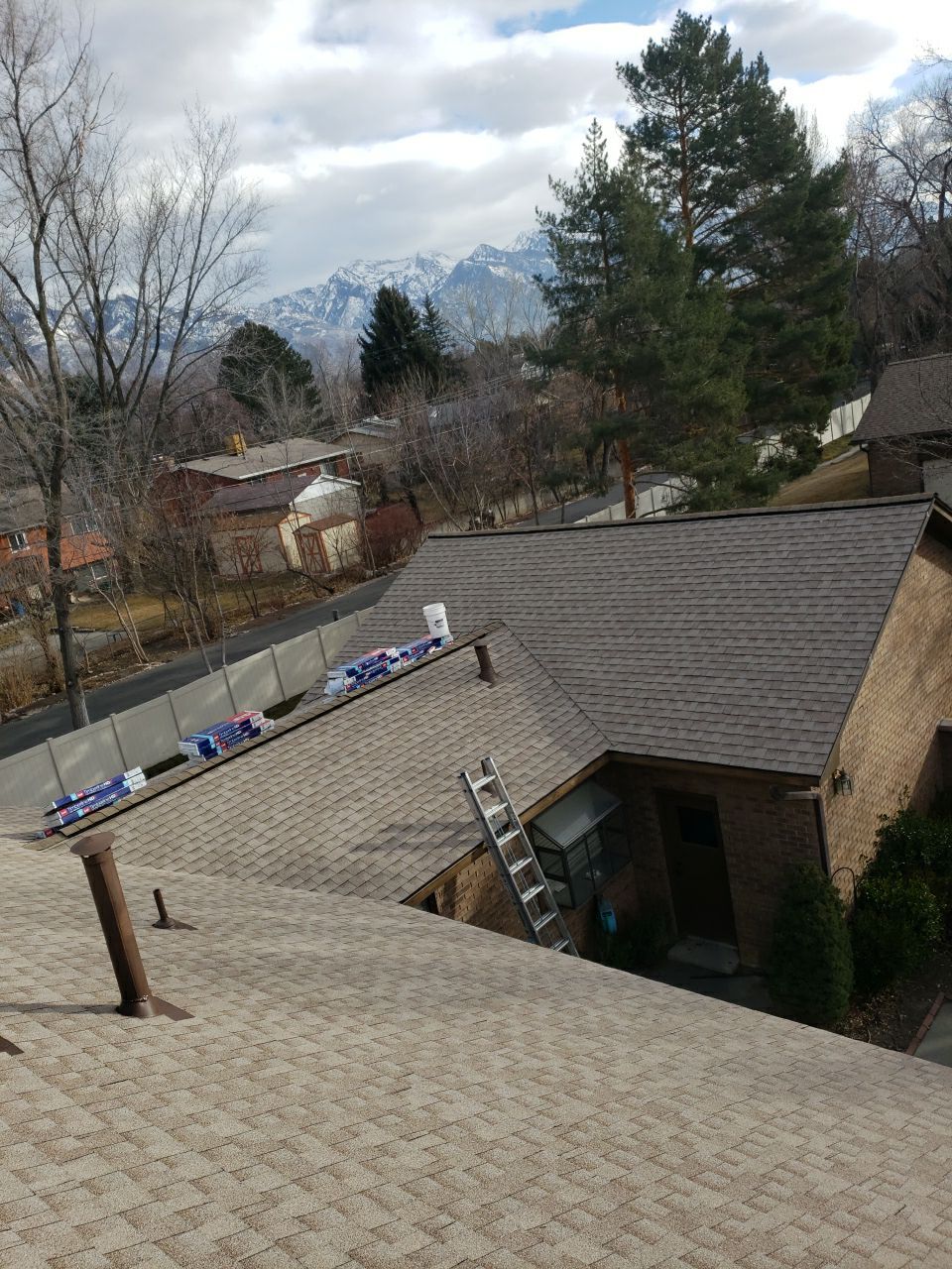 Storm Damaged Roof using GAF Timberline HDZ - Lifetime Shingle by The Roof Doctor