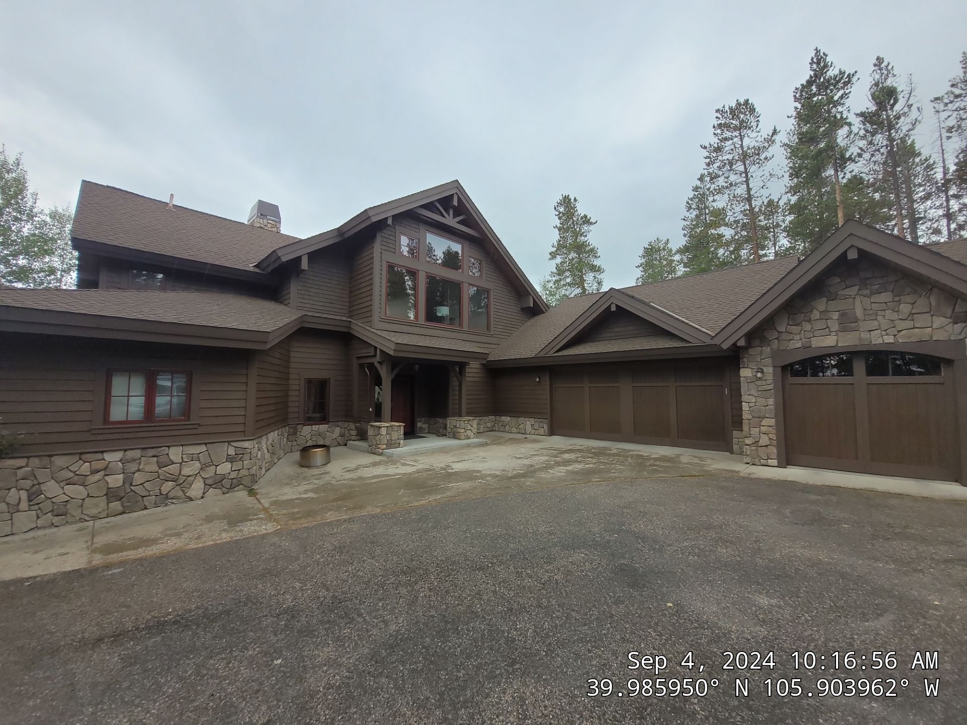 Exterior Painting Using Stain by Wheatley Creek Services