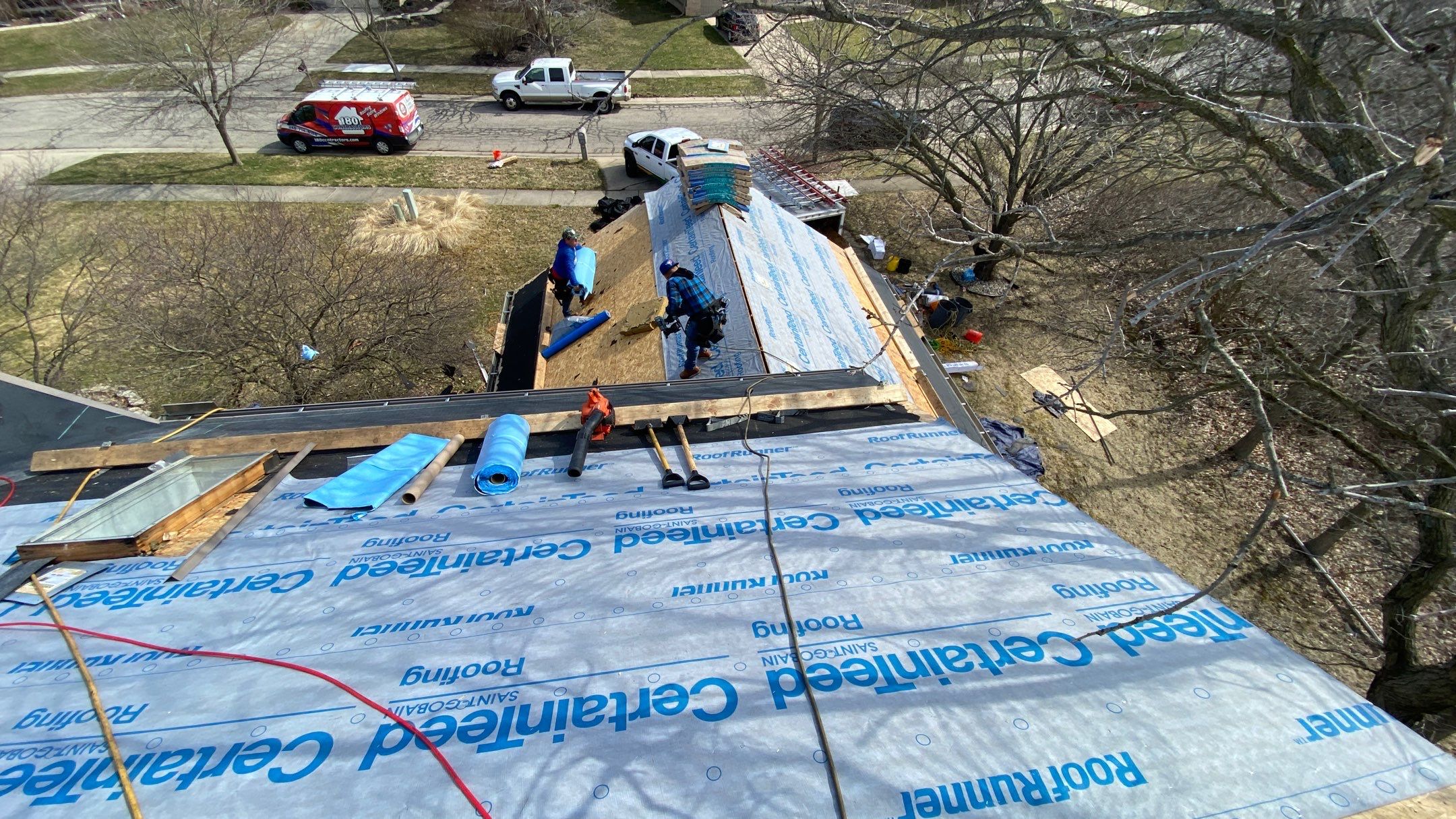 Roof Replacement using CertainTeed Landmark by 180 Contractors