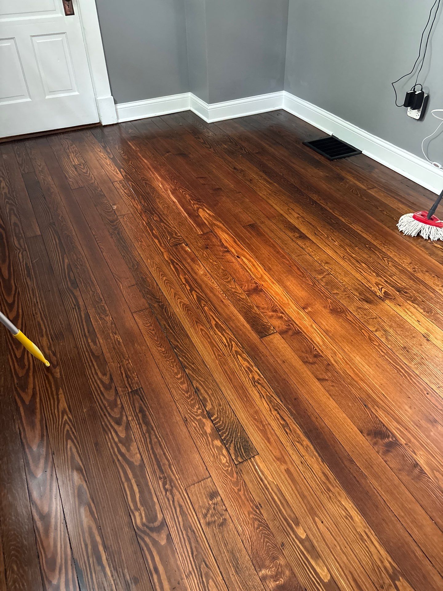 Hardwood Floor Refinishing and Staining Project in Latonia by Footprints Floors Kentucky