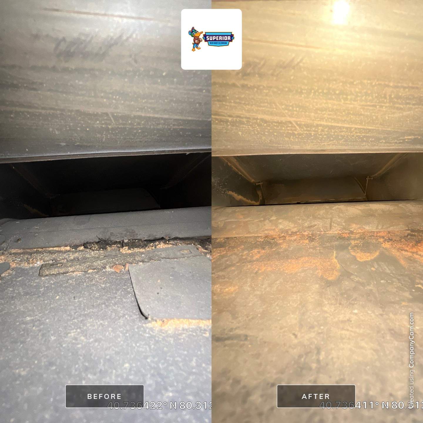 Air Duct Cleaning With a Vacuum Truck in New Brighton, PA by Superior Air Duct Cleaning
