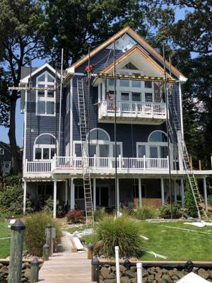 Siding Installation using JH Batten Smooth and JH Cedar Mill Plank