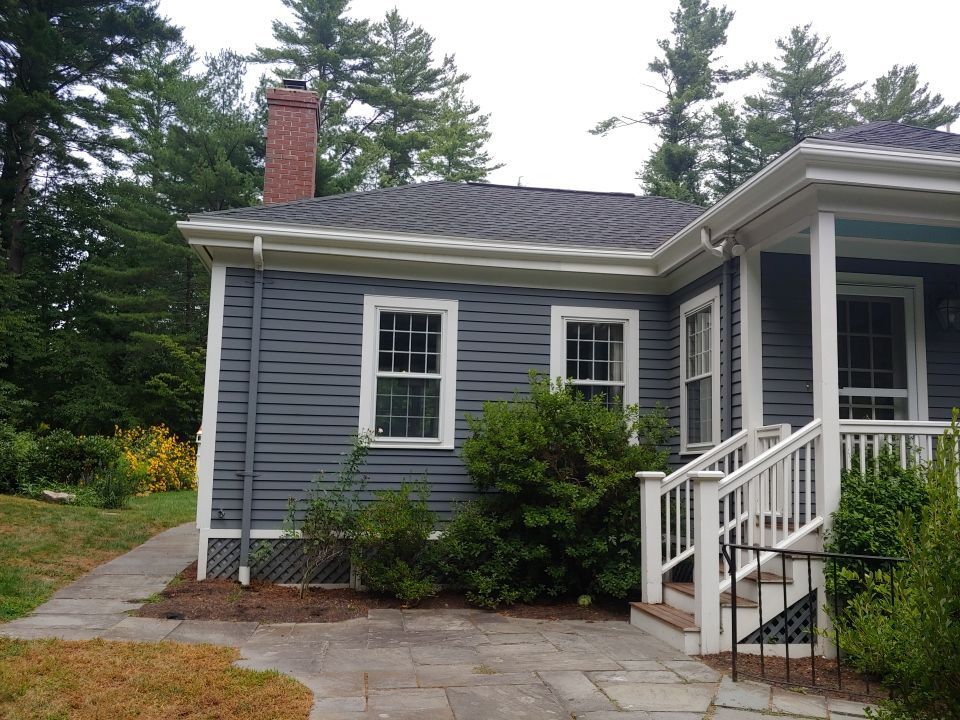 Weston, MA Gutter Installation using 4x5 FiberGlass Gutter by Gutter Pro Enterprises