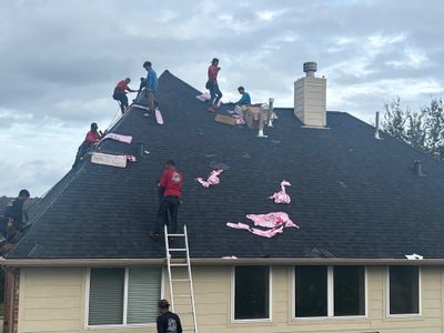Residential Roofing Installation using Owen's Corning Duration (Lifetime) Shingles