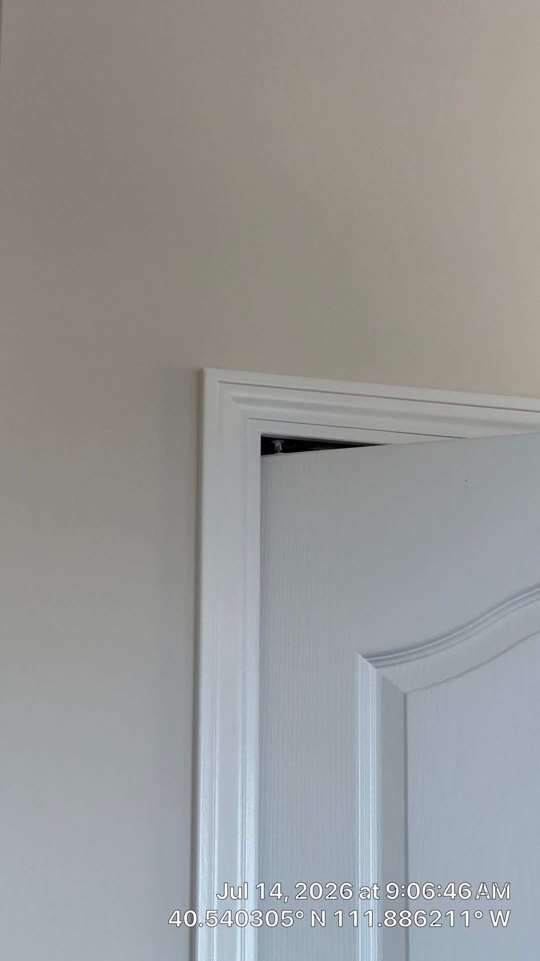 Residential Interior Door Installation and Finishing in Draper by CompanyCam Sales Demo