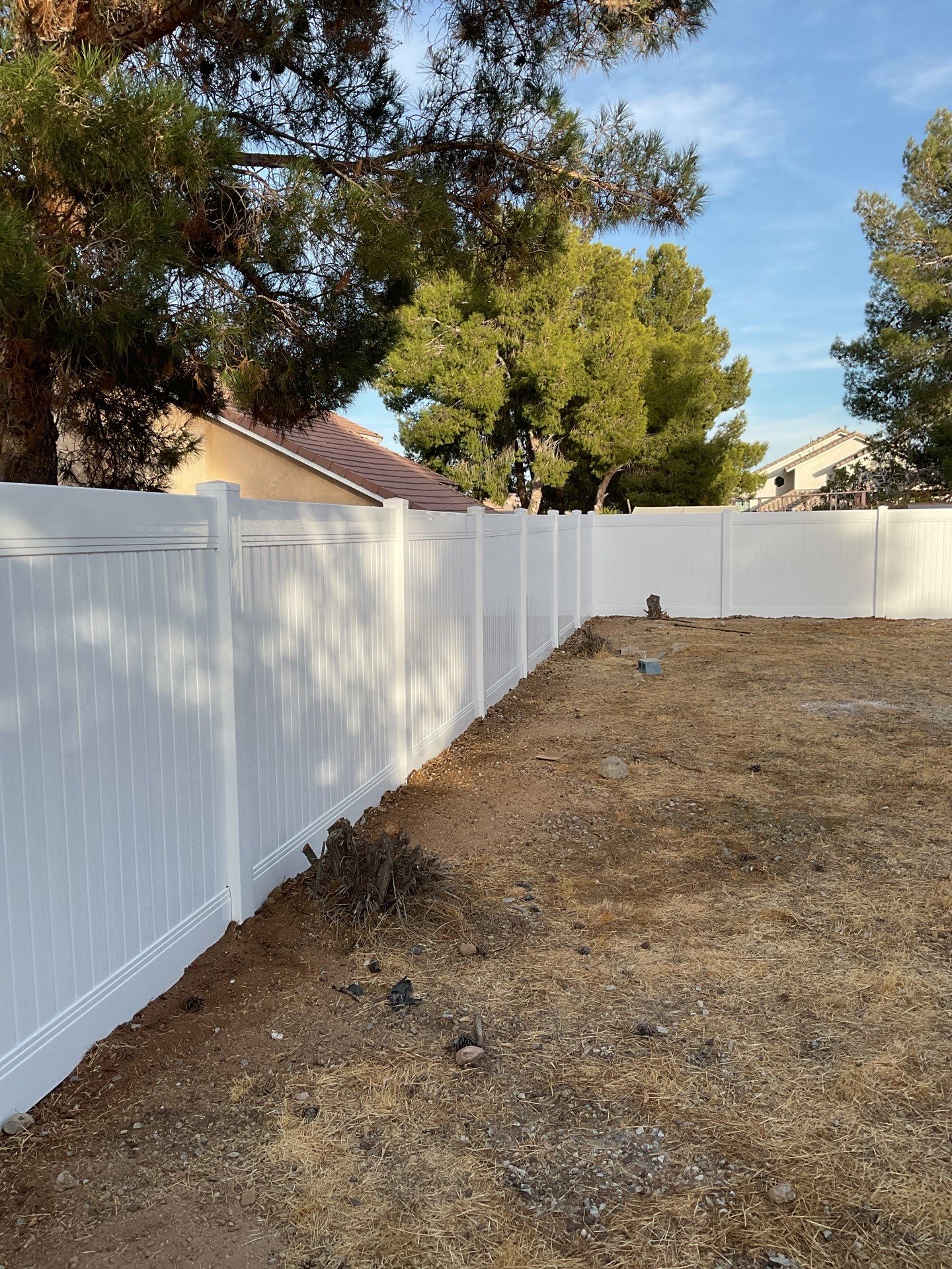 Fence Installation using Vinyl by Fence Guys Inc.