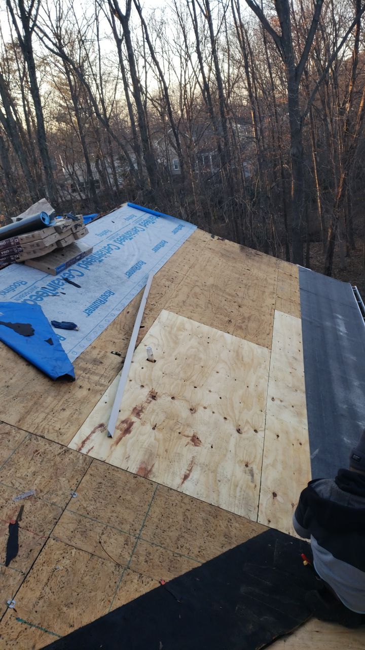 Burke Certainteed Landmark Pro MD Colonial Slate New Roof Installation by RM Banning, Inc.