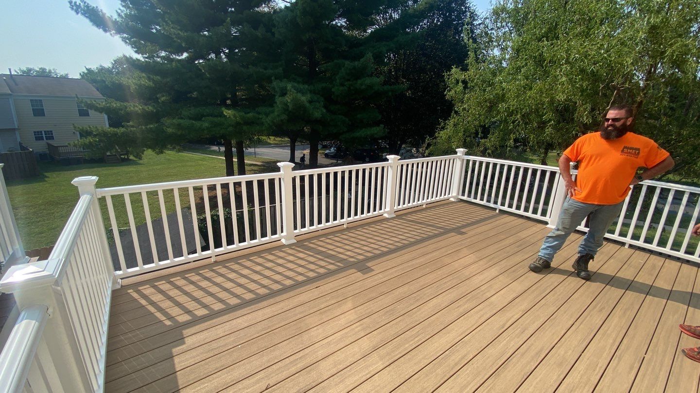 Deck Transformation using Timbertech by The Smet Companies, LLC