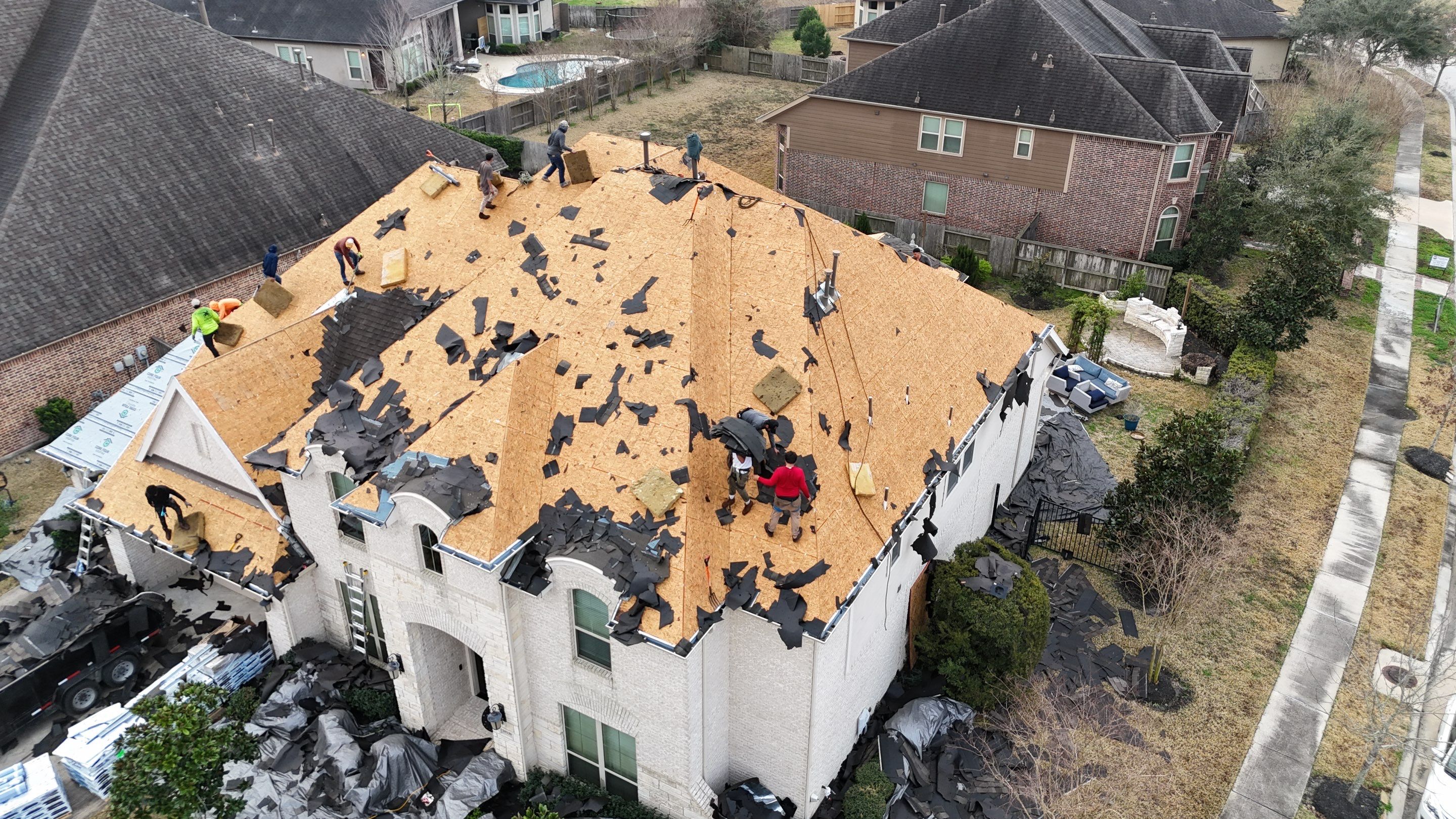 Roof Replacement in Cypress after Customer sustained Hail Damage! by Core Four Roofing