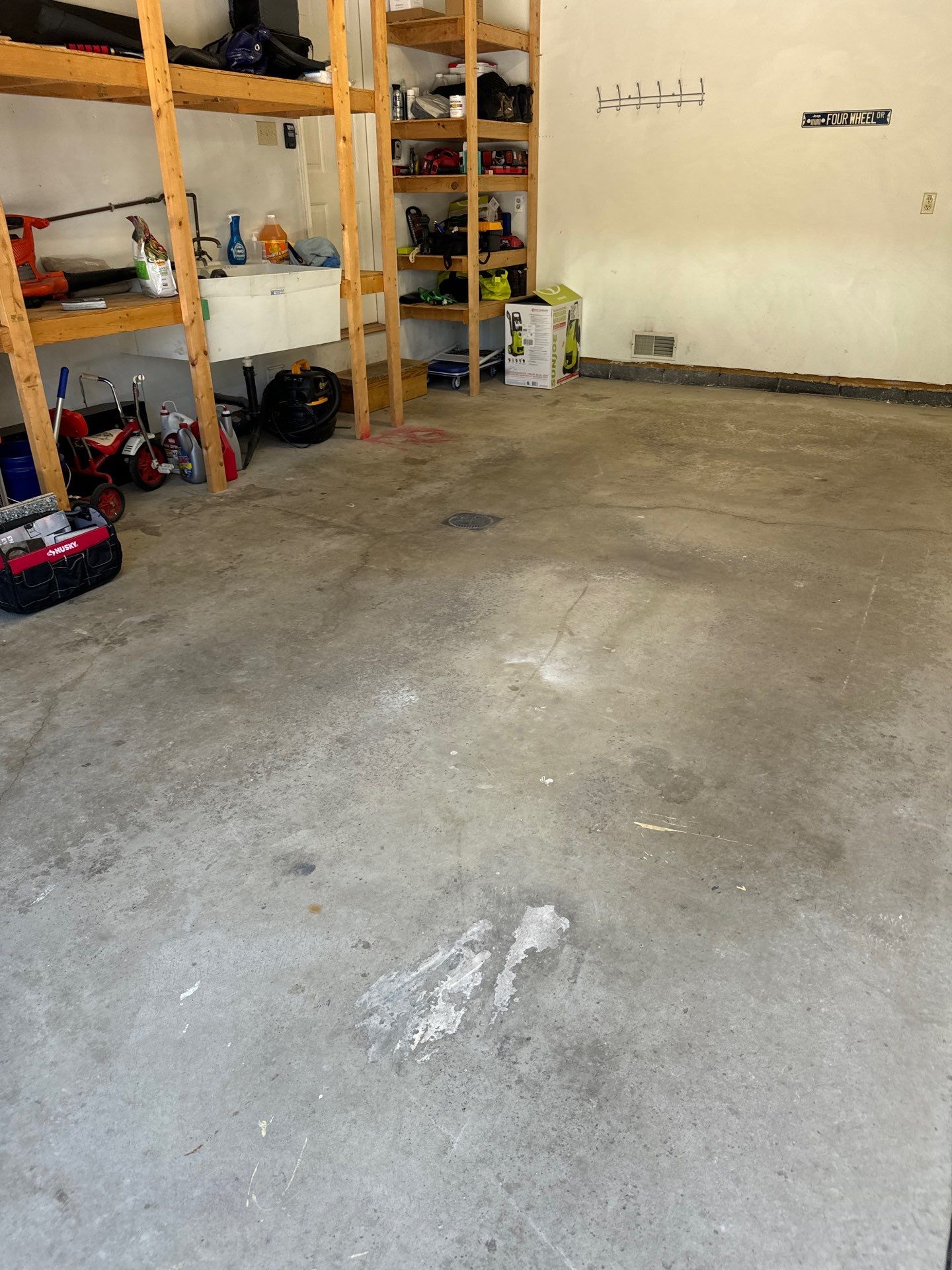 Garage Project in Weirton by Floors in a Day, Inc