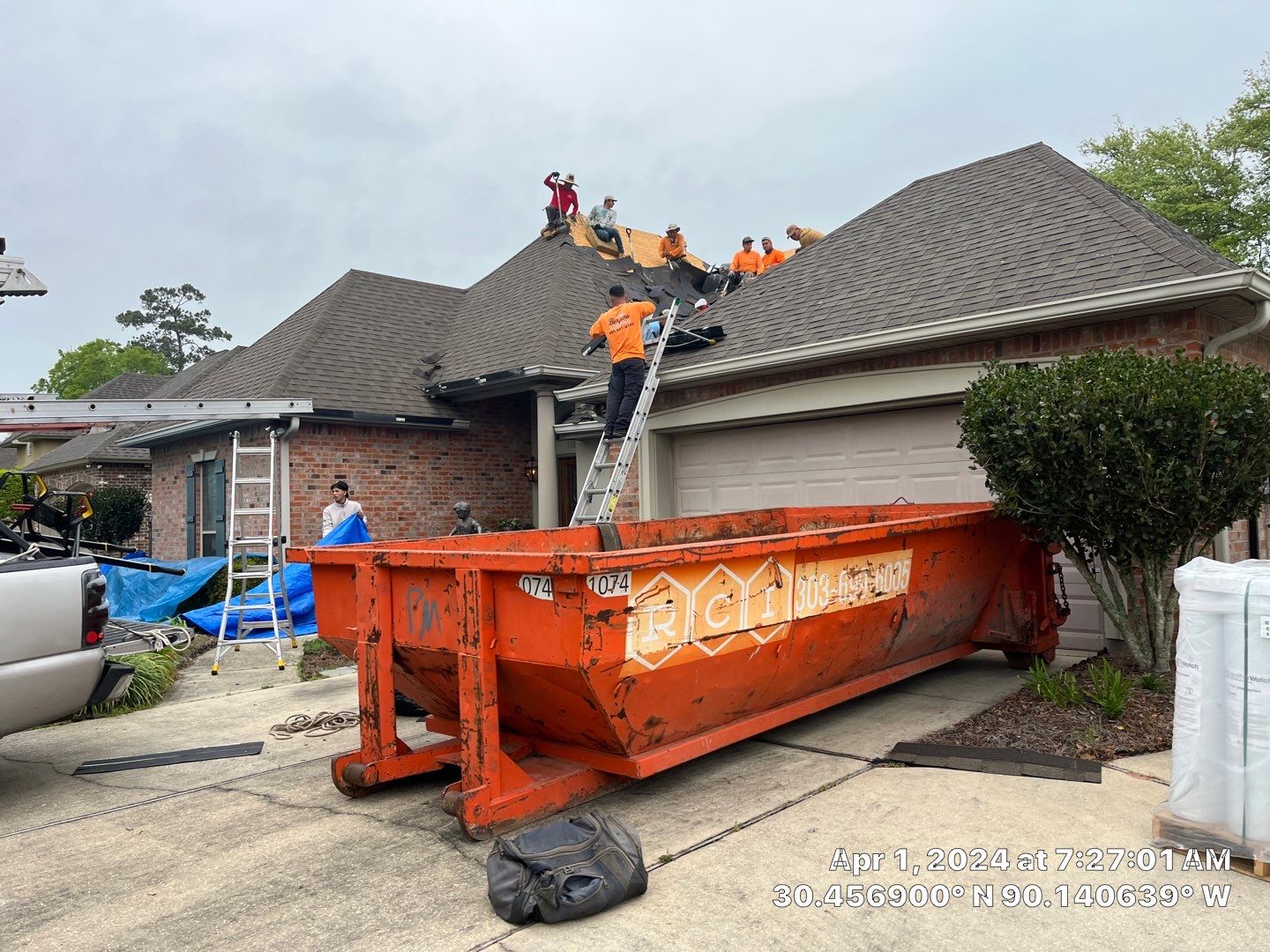 IBHS Fortified Residential Roofing Installation using GAF Timberline HDZ Slate Algae Resistant Laminated High Definition Shingles by Bergens Roofing