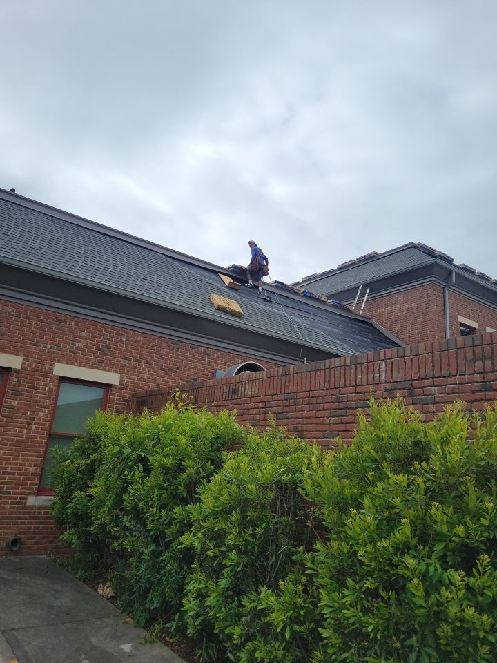 Commercial Roofing Installation using High Grade Asphalt Shingles by Carolina Trophy Roofs