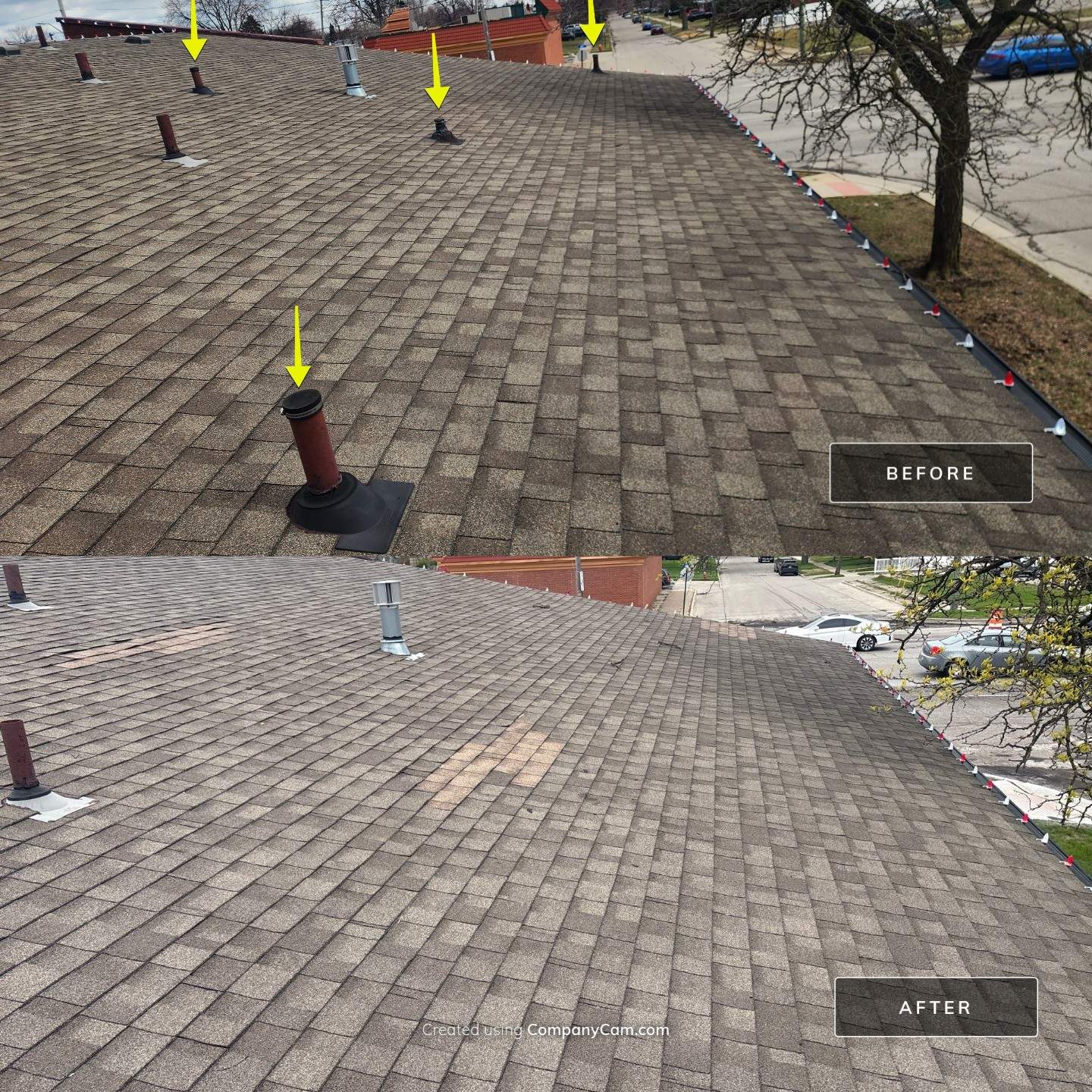 Roof Rejuvenation in Lincoln Park by EverNew Roofing 