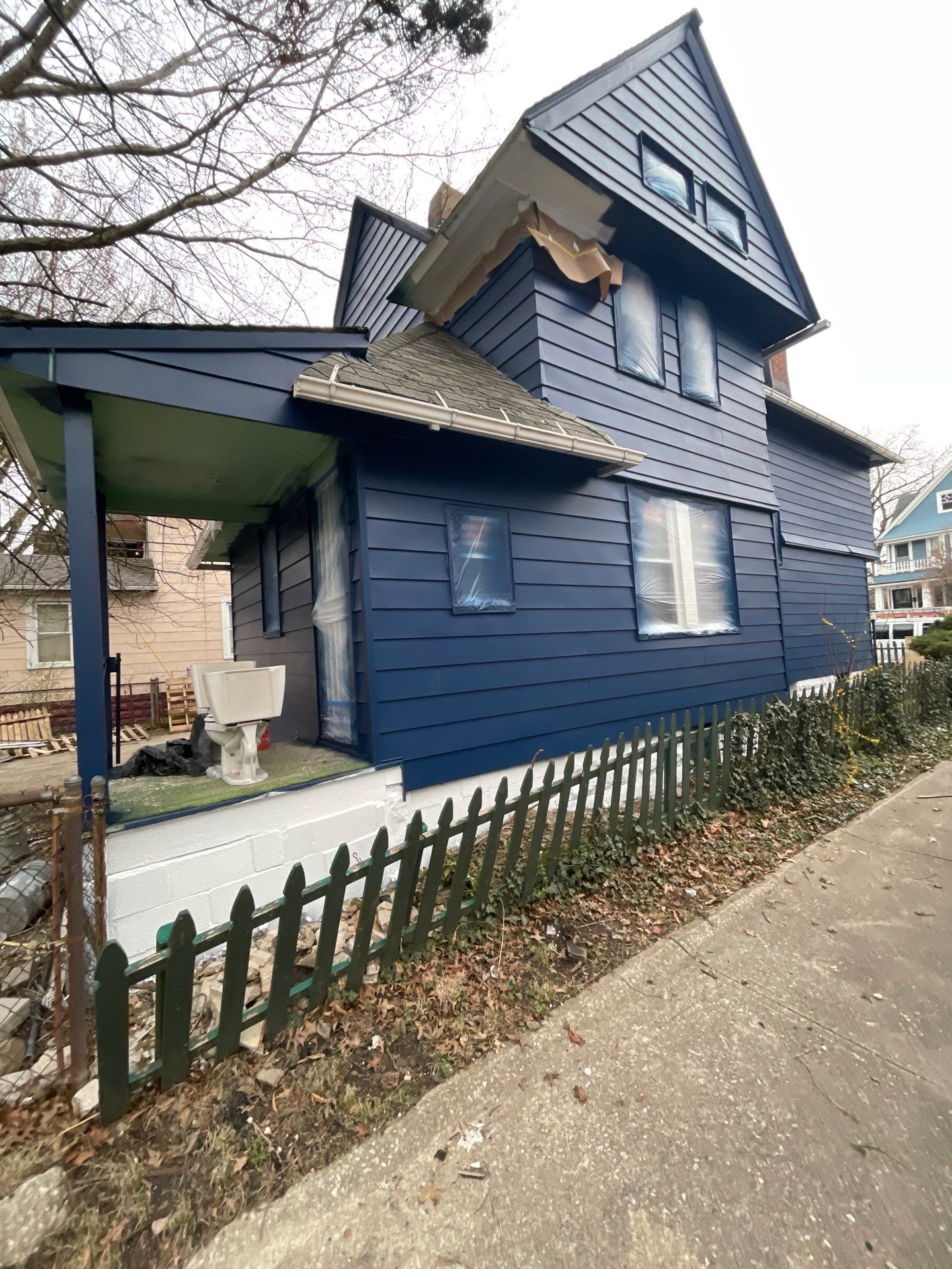 Exterior Painting using Benjamin Moore Element Guard by Callaway Contracting LLC