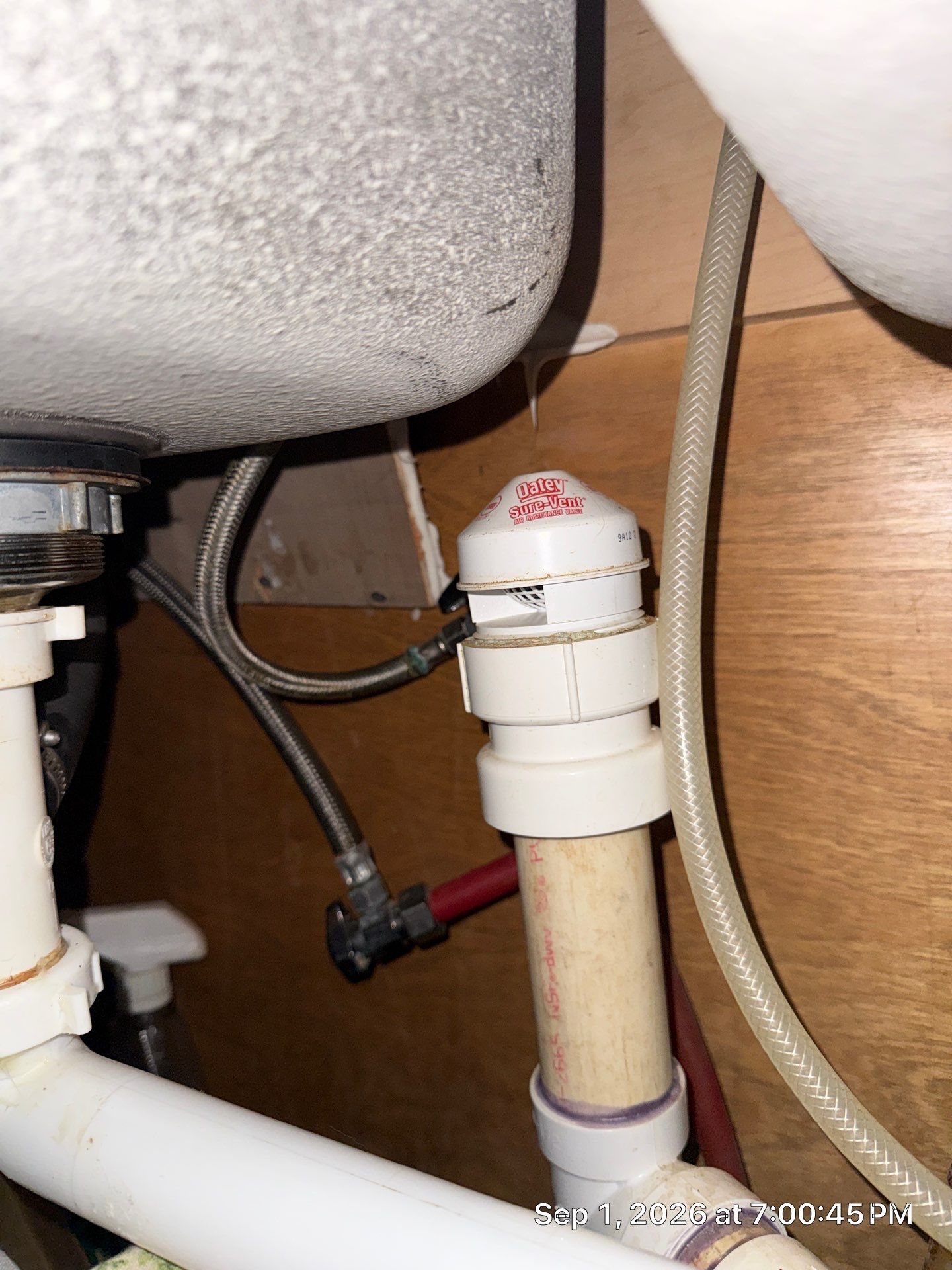 Kitchen Sink Plumbing Repair and Air Admittance Valve Installation in Caldwell by 4L Contracting LLC