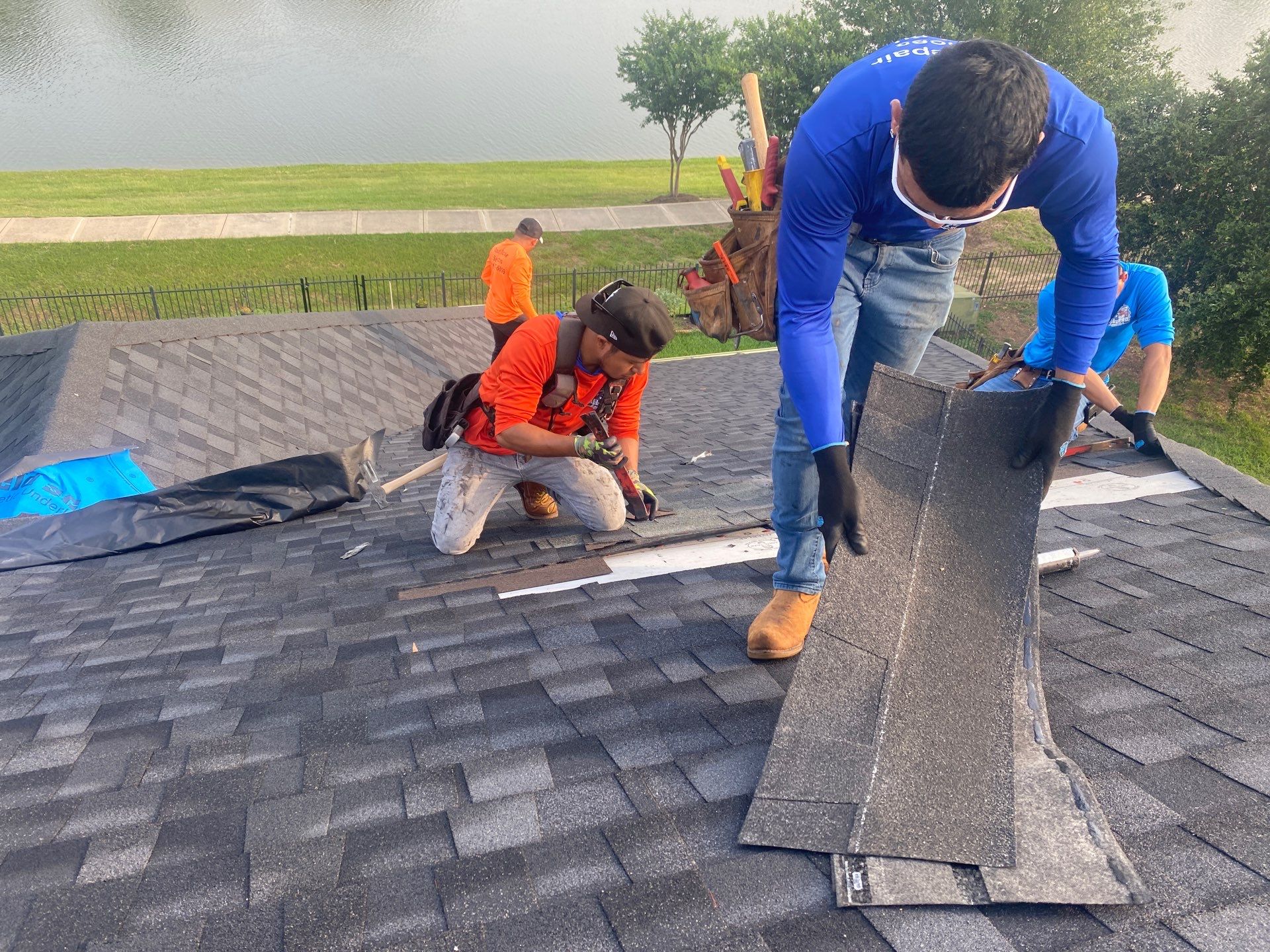 Residential Roofing Repair using Owen's Corning Duration (Lifetime) Shingles by Roof Repair Company