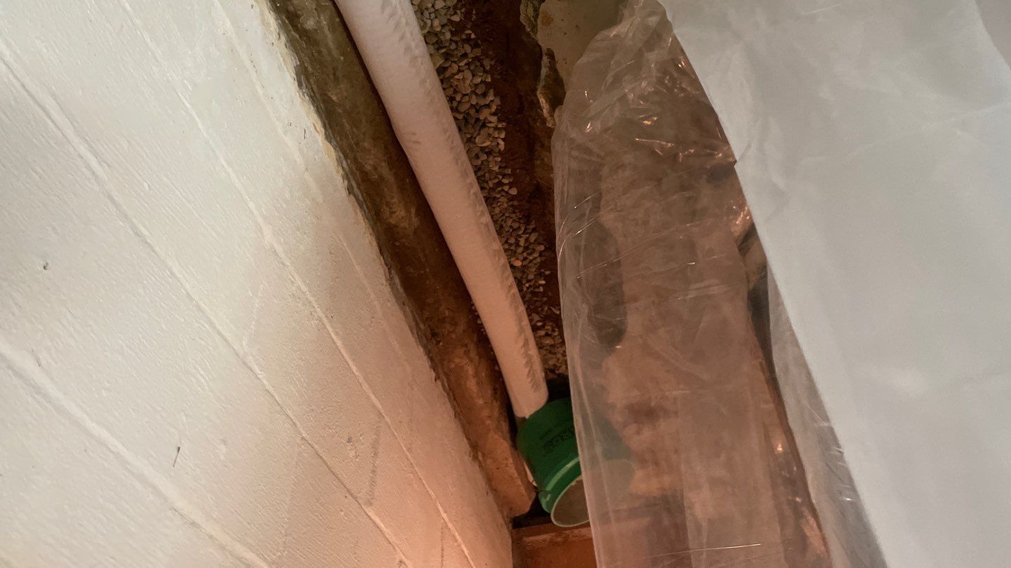 Interior Drain Tile & Yard French Drain in St. Paul, MN by Waterproofing Northeast