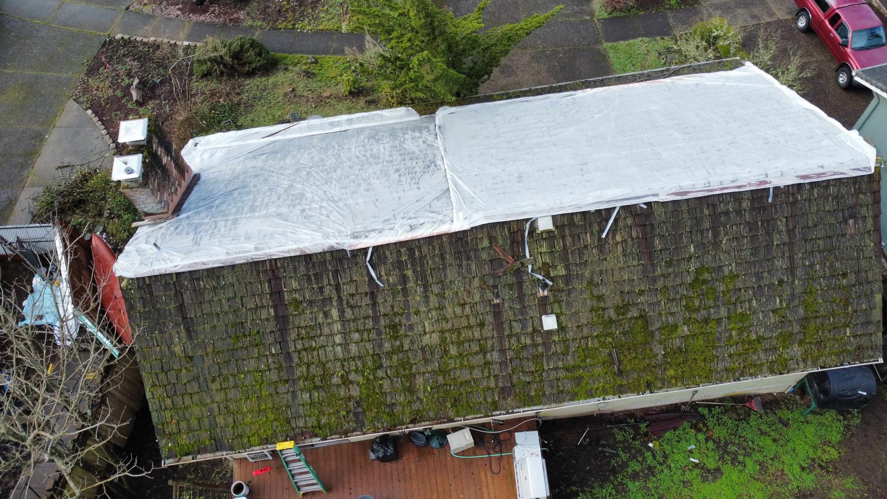 Residential Roofing Installation using IKO Dynasty (Color: Granite Black) by Orezona Building & Roofing Company, Inc.