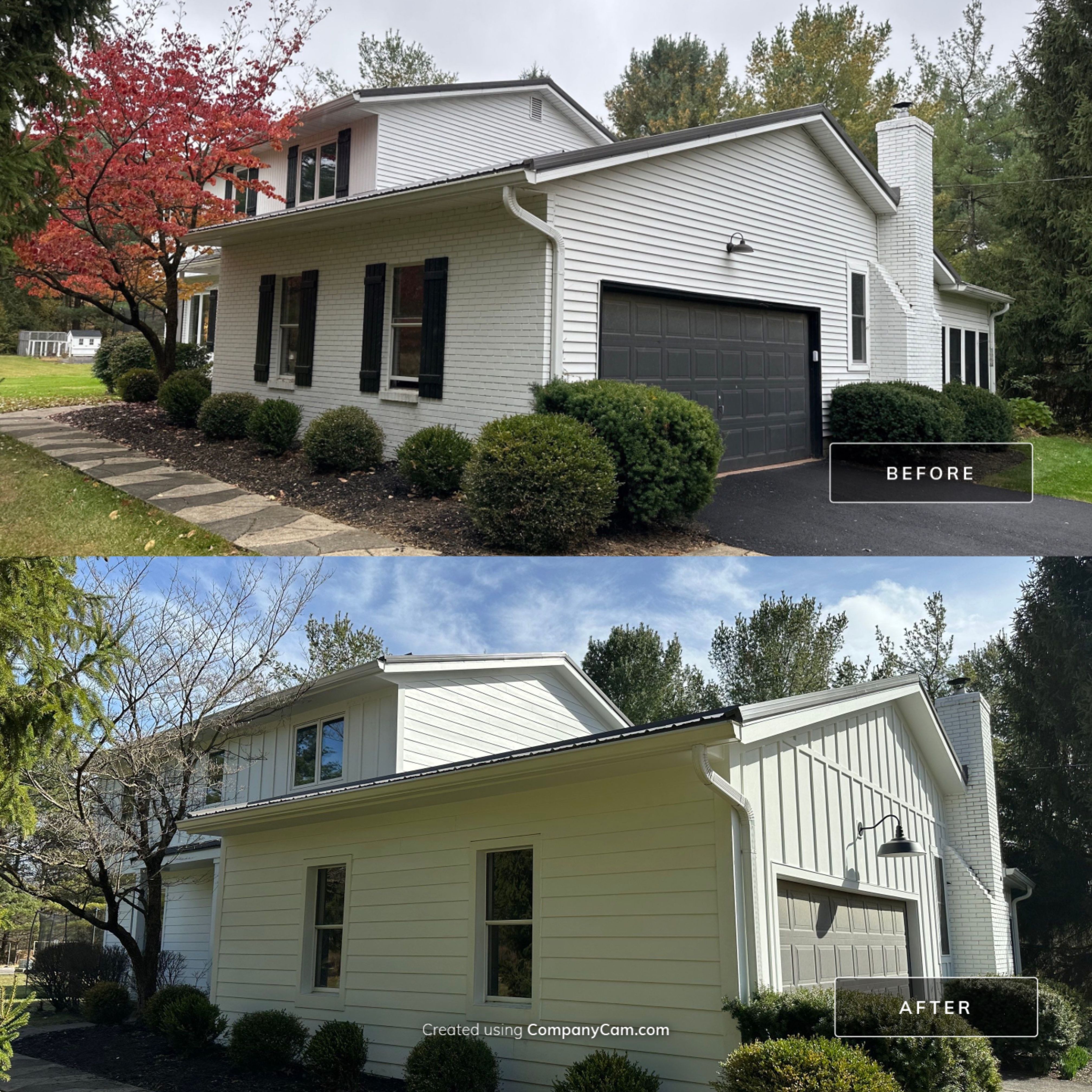 James Hardie Siding installation in New Albany by Best Exteriors Inc