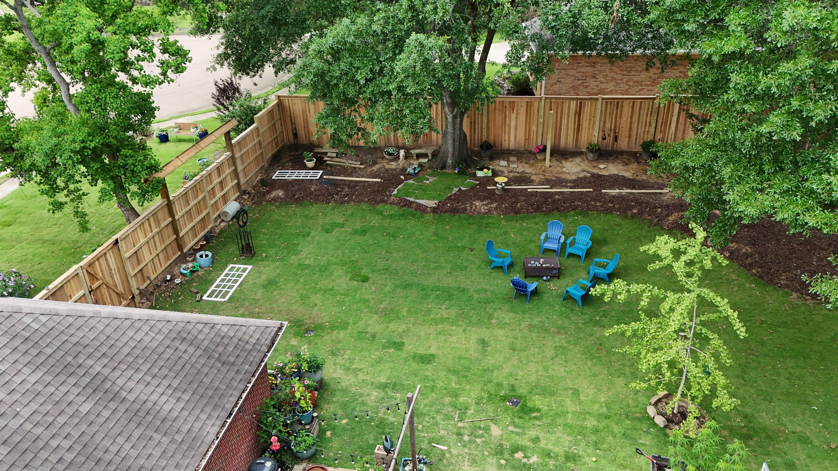 8' Cedar Good Neighbor 6x6 w/Decorative Opening by Roberson Construction LLC