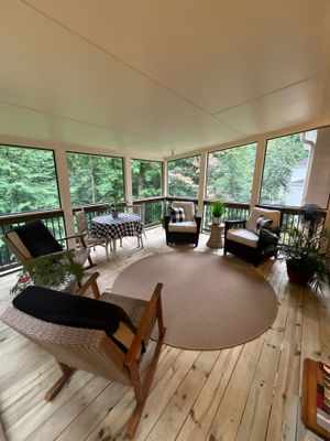 Stone Mountain, GA Rotted Wood & Shutter Replacement, Exterior Paint, and Deck Resurface